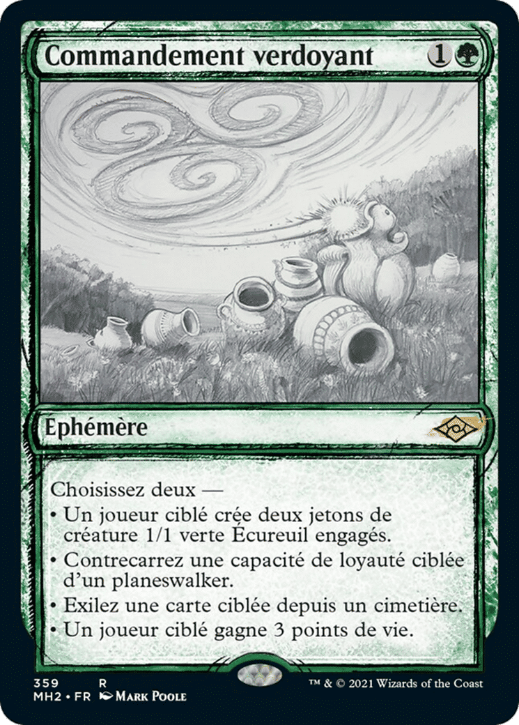 Commandement verdoyant — Modern Horizons 2 — Magic: The Gathering