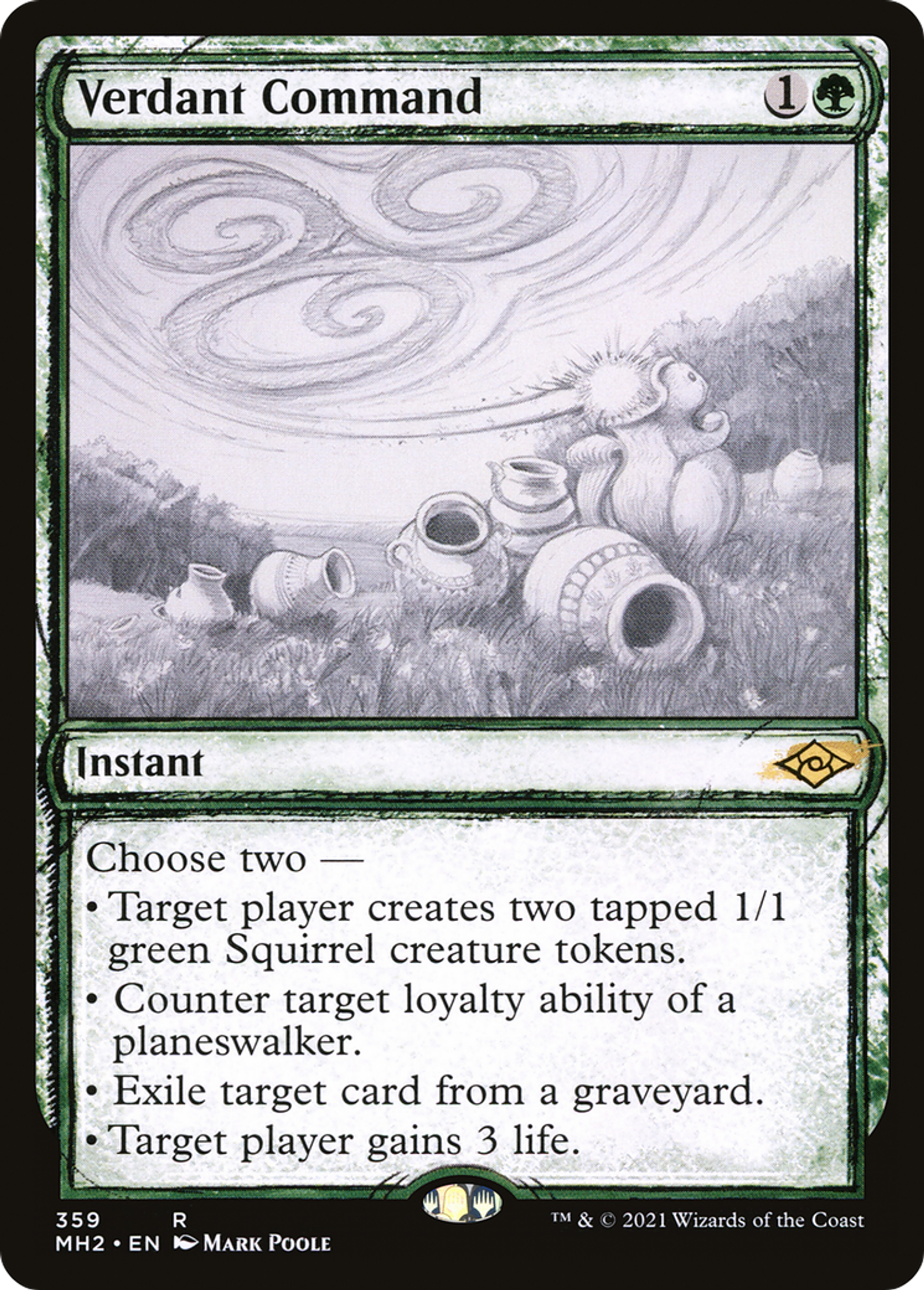 Commandement verdoyant — Modern Horizons 2 — Magic: The Gathering