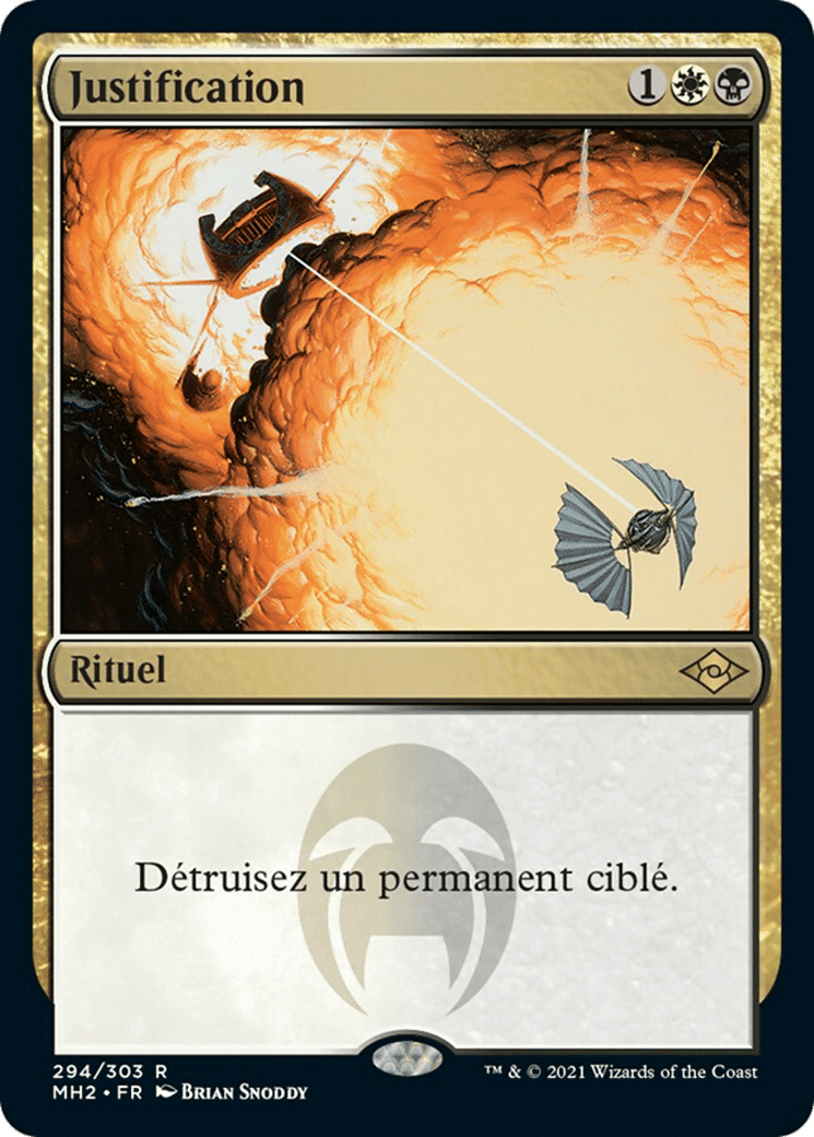 Justification — Modern Horizons 2 — Magic: The Gathering