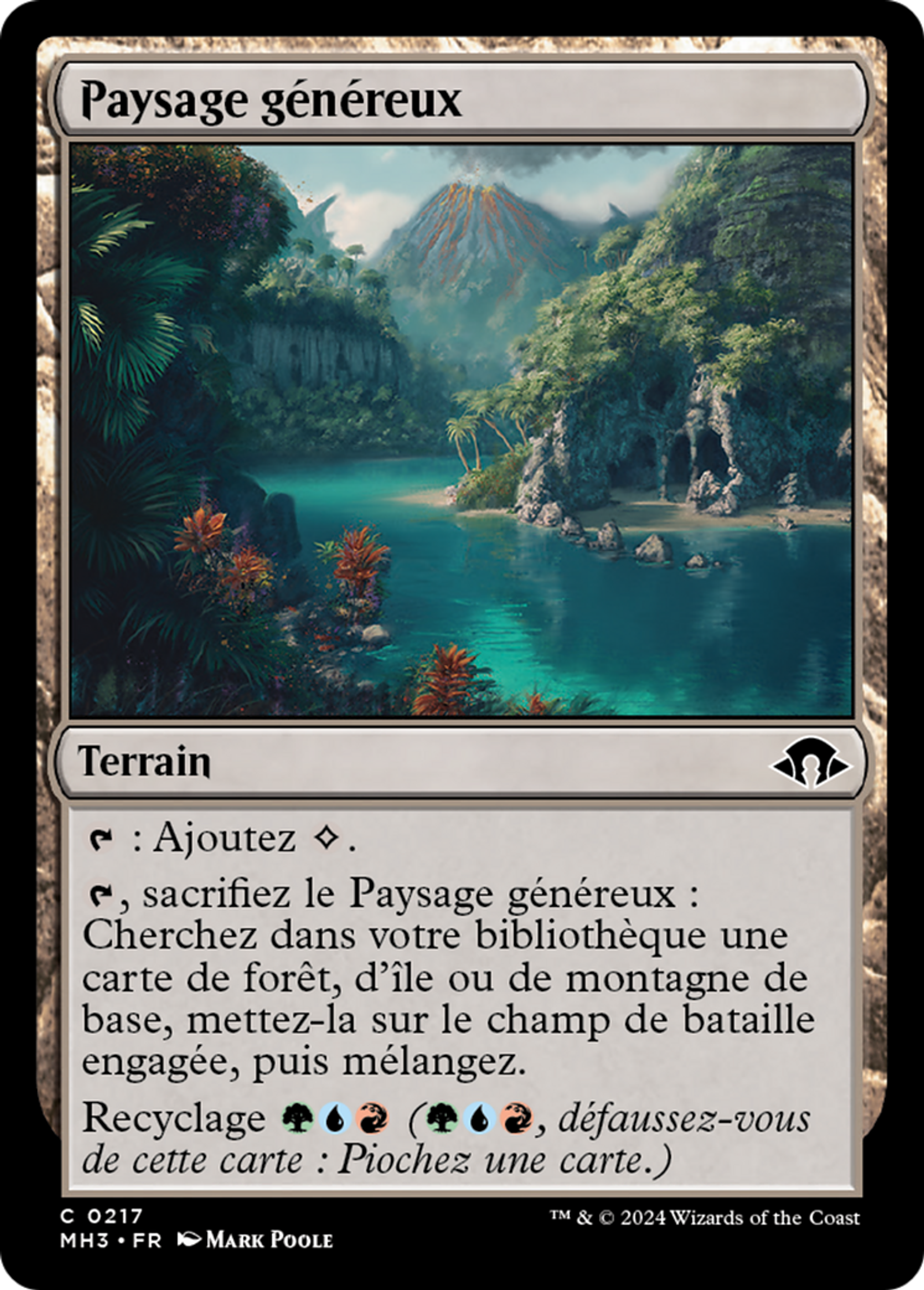 Paysage généreux — Modern Horizons 3 — Magic: The Gathering