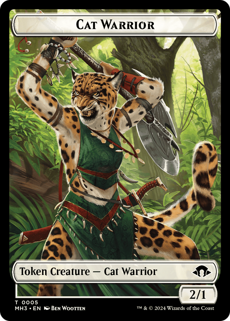 Cat Warrior — Modern Horizons 3 — Magic: The Gathering