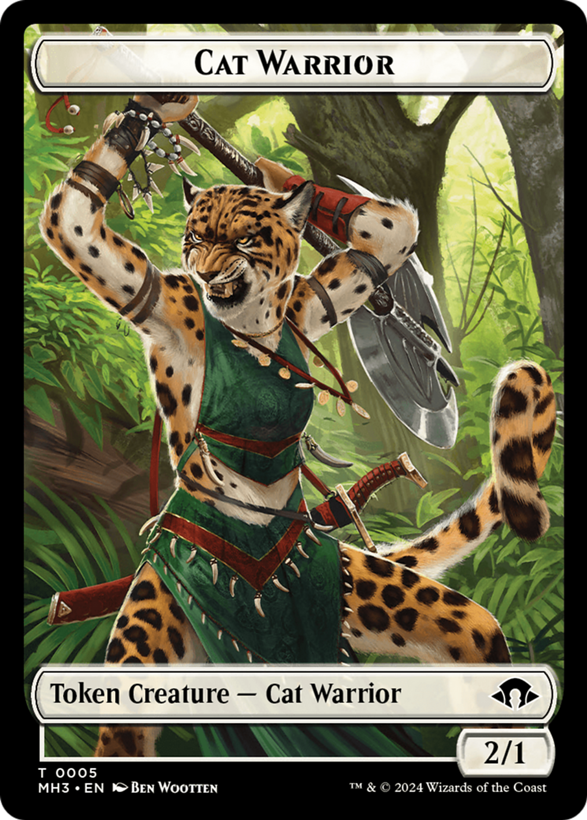Cat Warrior — Modern Horizons 3 — Magic: The Gathering