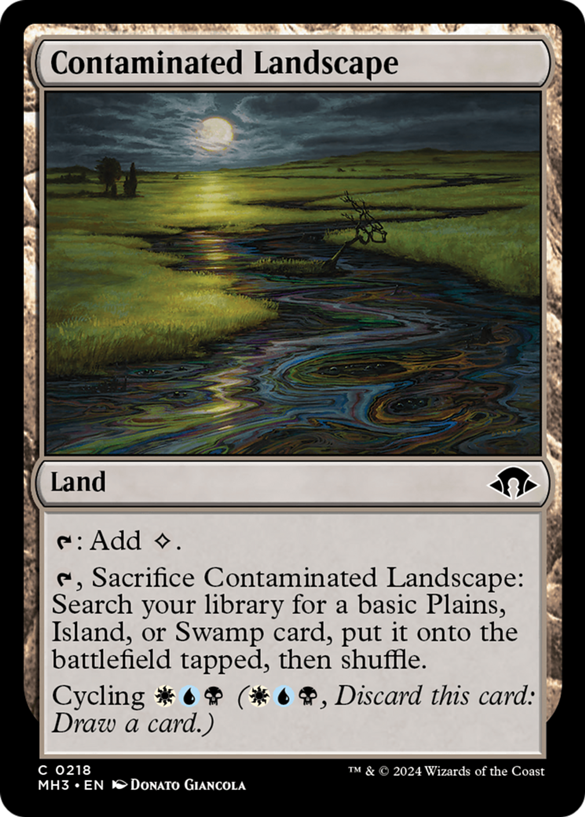 Paysage contaminé — Modern Horizons 3 — Magic: The Gathering