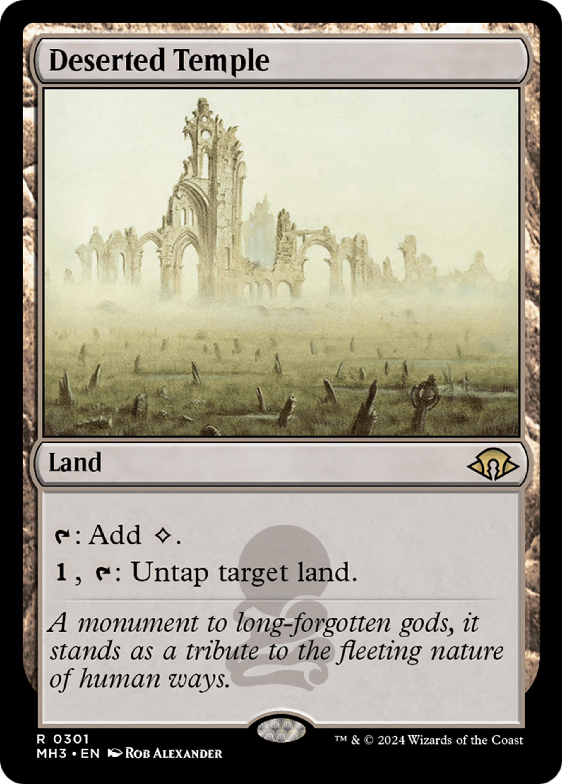 Temple déserté — Modern Horizons 3 — Magic: The Gathering
