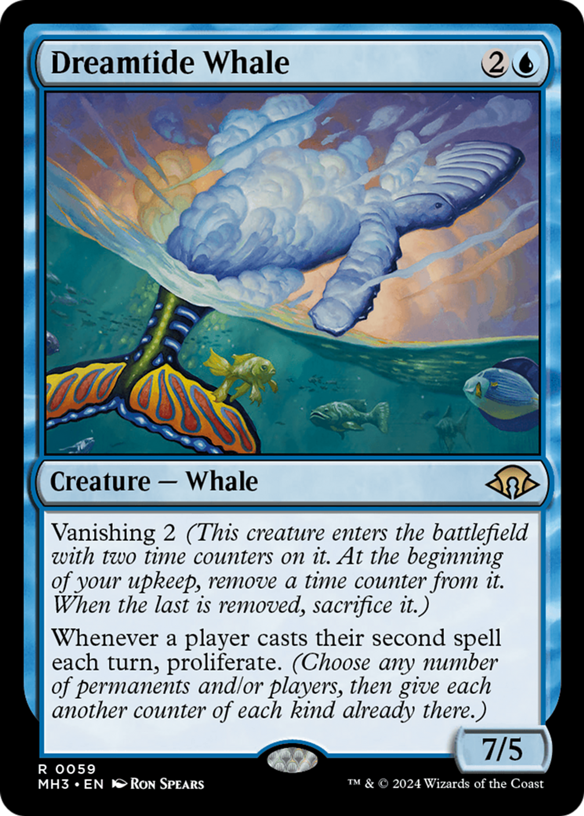 Dreamtide Whale — Modern Horizons 3 — Magic: The Gathering