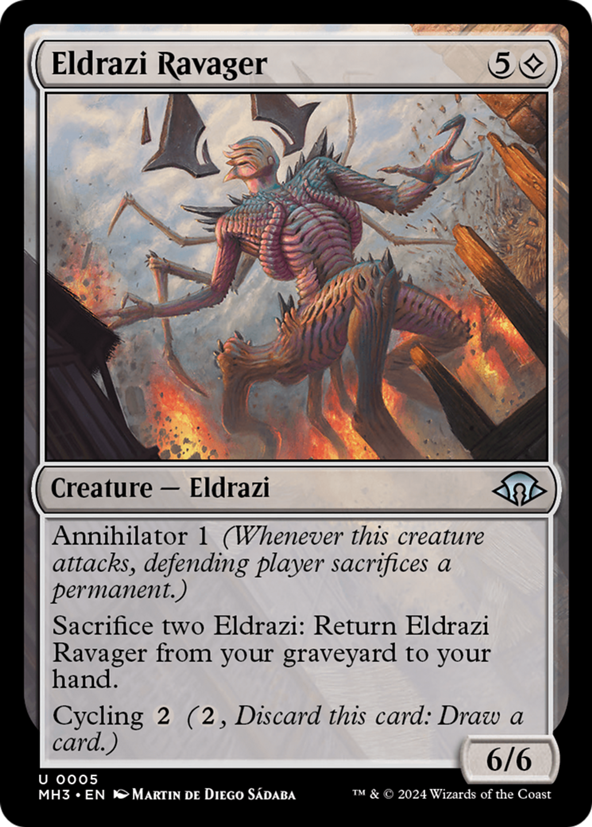 Eldrazi Ravager — Modern Horizons 3 — Magic: The Gathering