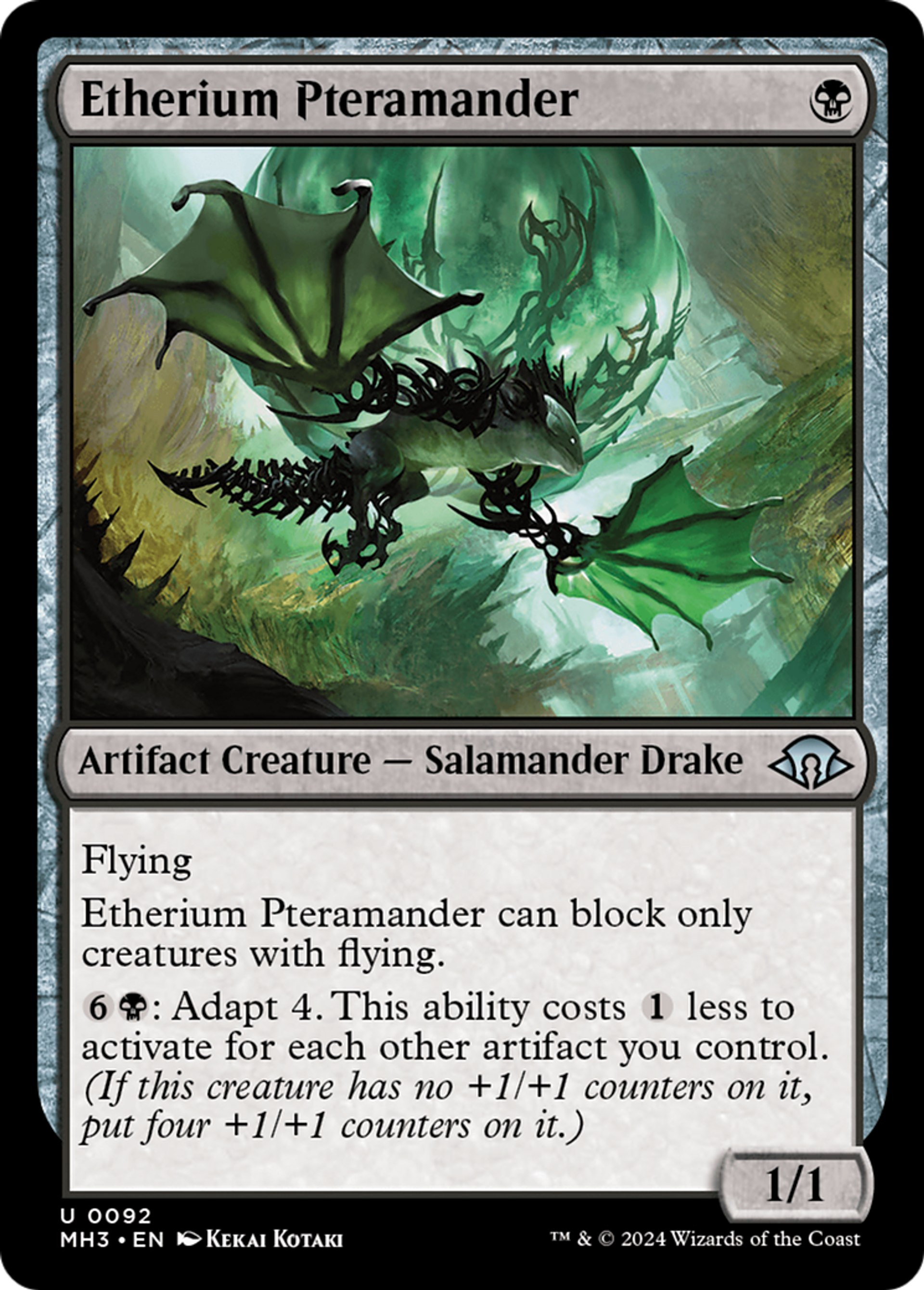 Etherium Pteramander — Modern Horizons 3 — Magic: The Gathering