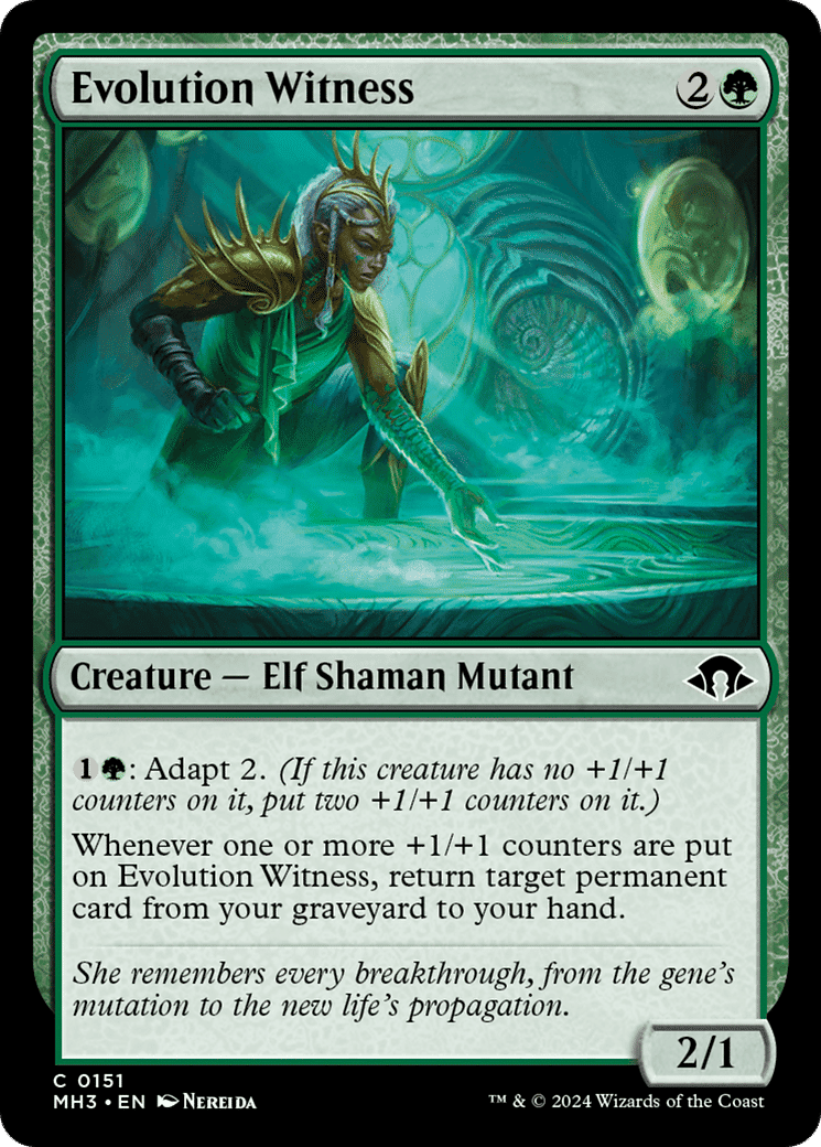 Evolution Witness — Modern Horizons 3 — Magic: The Gathering