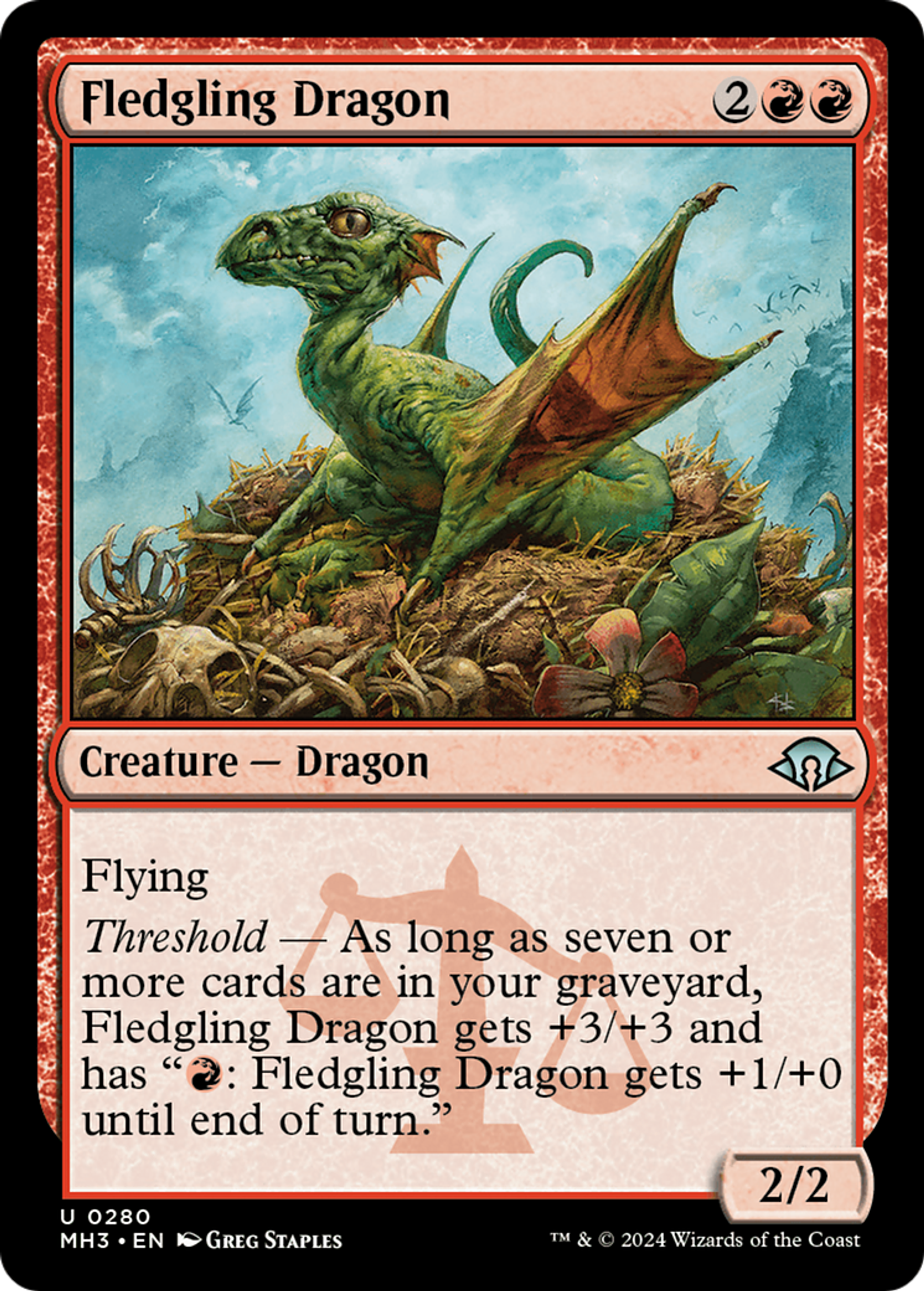 Dragon juvénile — Modern Horizons 3 — Magic: The Gathering