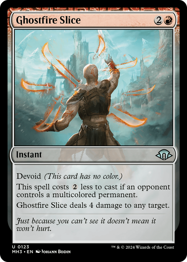 Ghostfire Slice — Modern Horizons 3 — Magic: The Gathering