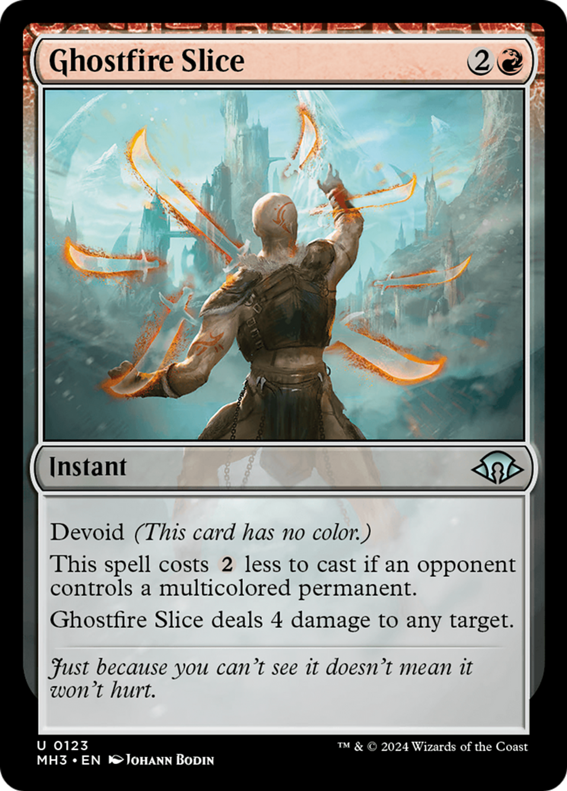 Ghostfire Slice — Modern Horizons 3 — Magic: The Gathering