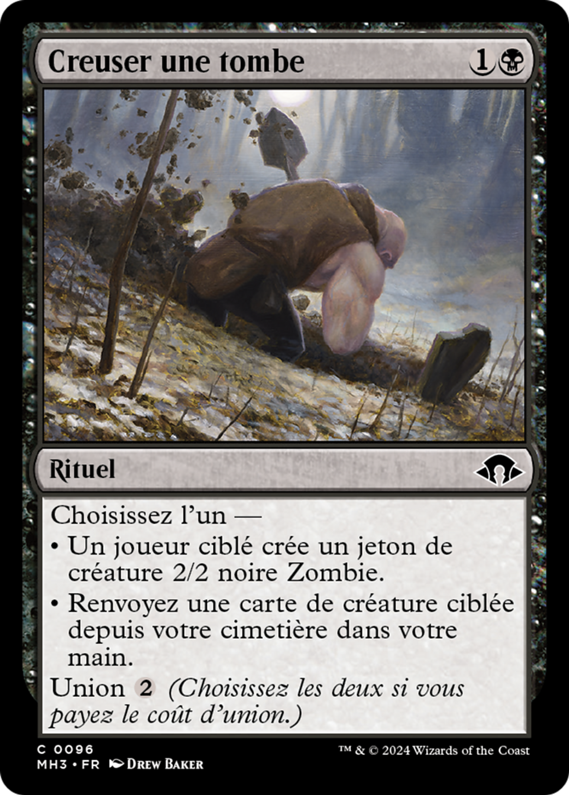 Creuser une tombe — Modern Horizons 3 — Magic: The Gathering