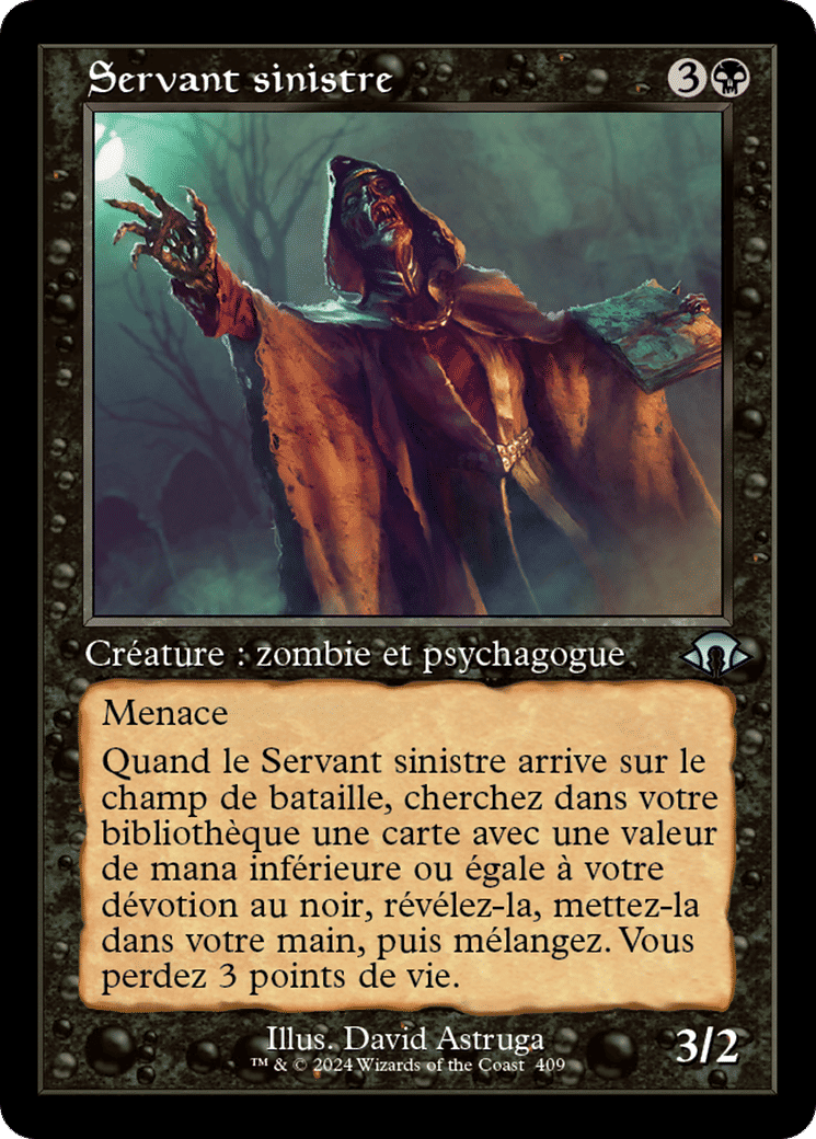 Servant sinistre — Modern Horizons 3 — Magic: The Gathering