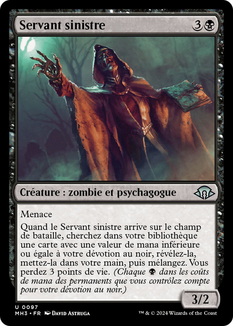 Servant sinistre — Modern Horizons 3 — Magic: The Gathering