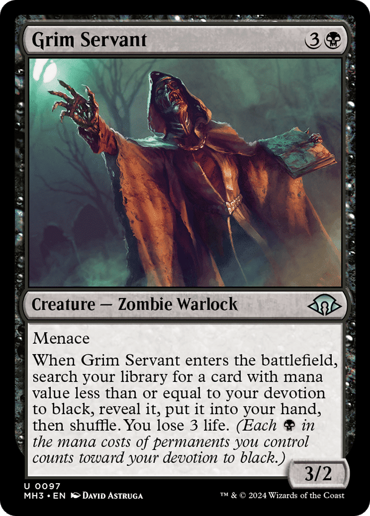 Grim Servant — Modern Horizons 3 — Magic: The Gathering
