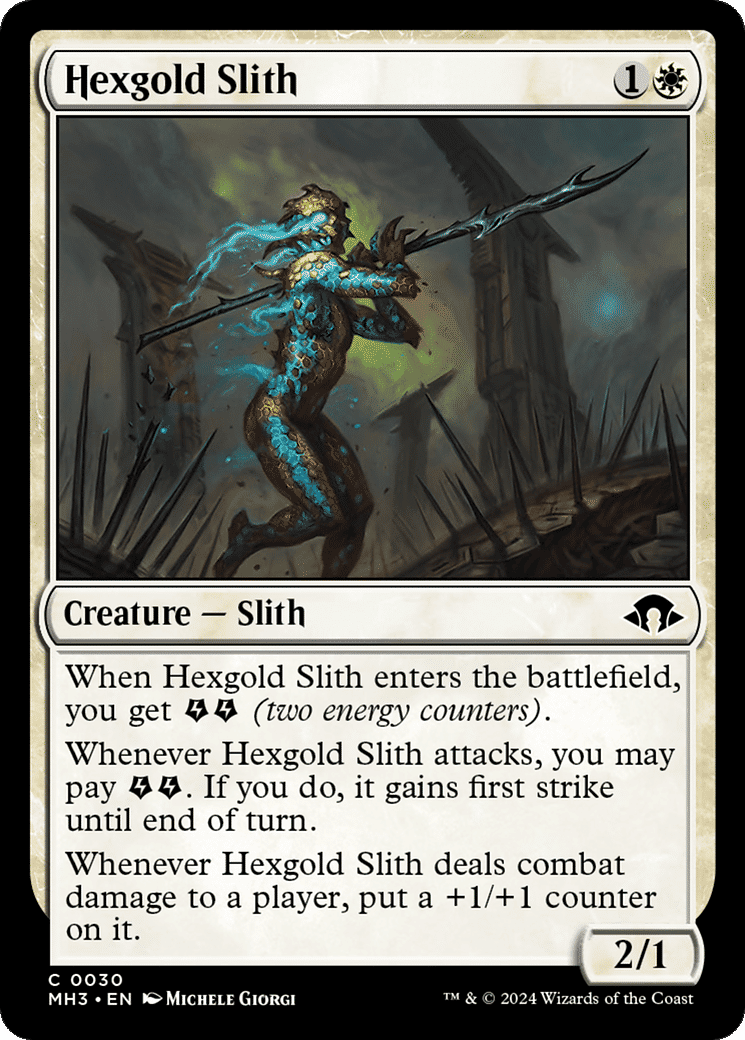 Hexgold Slith — Modern Horizons 3 — Magic: The Gathering