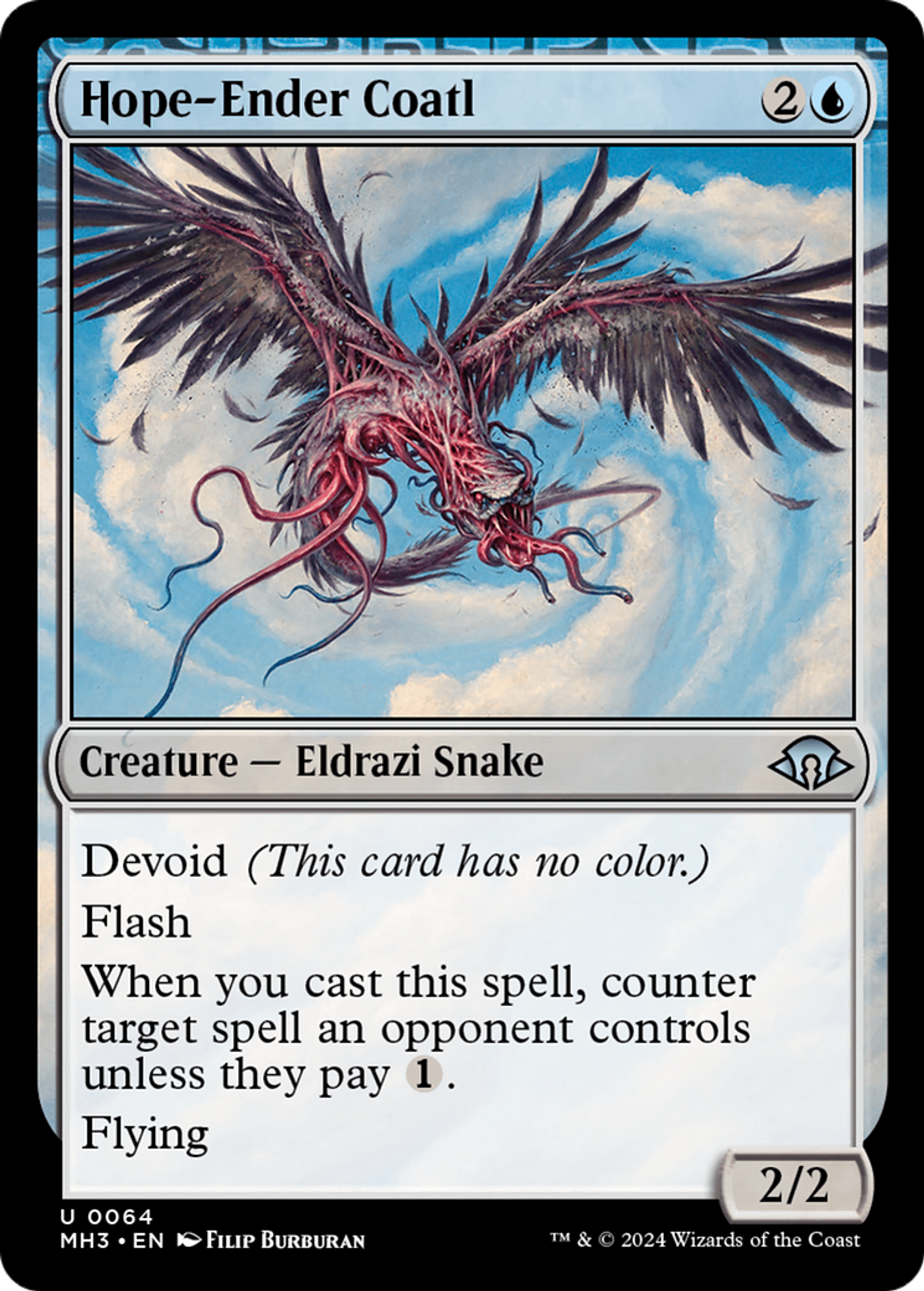 Hope-Ender Coatl — Modern Horizons 3 — Magic: The Gathering