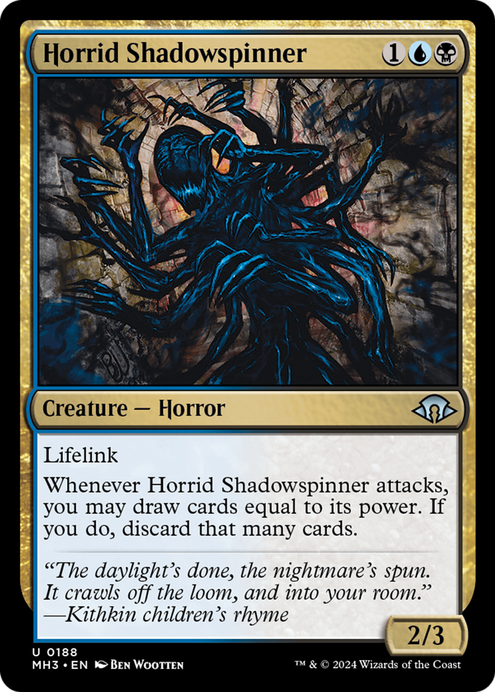 Horrible tisseur d'ombre — Modern Horizons 3 — Magic: The Gathering