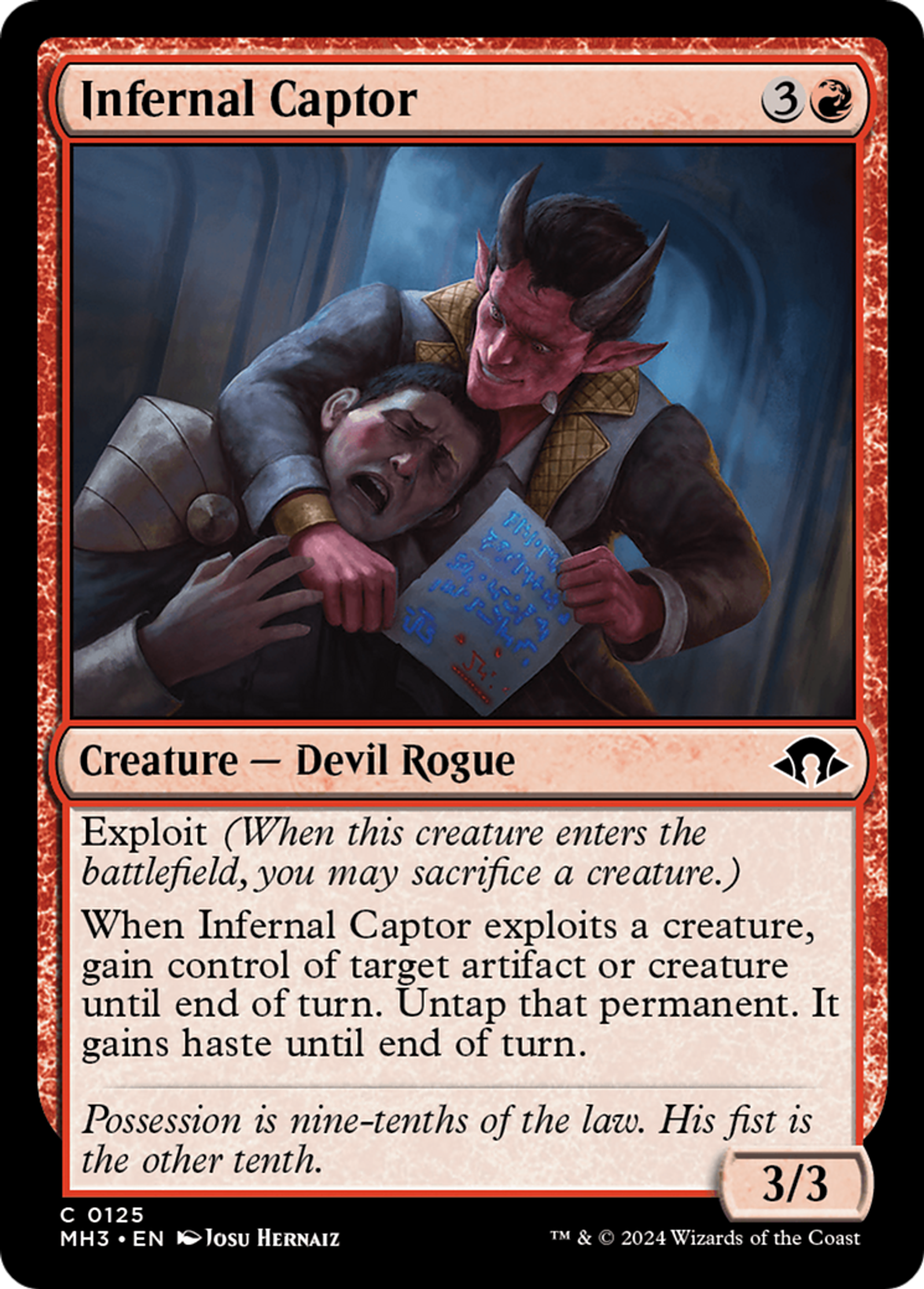 Ravisseur infernal — Modern Horizons 3 — Magic: The Gathering