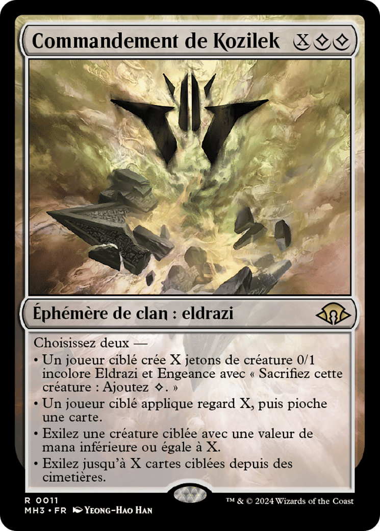 Commandement de Kozilek — Modern Horizons 3 — Magic: The Gathering