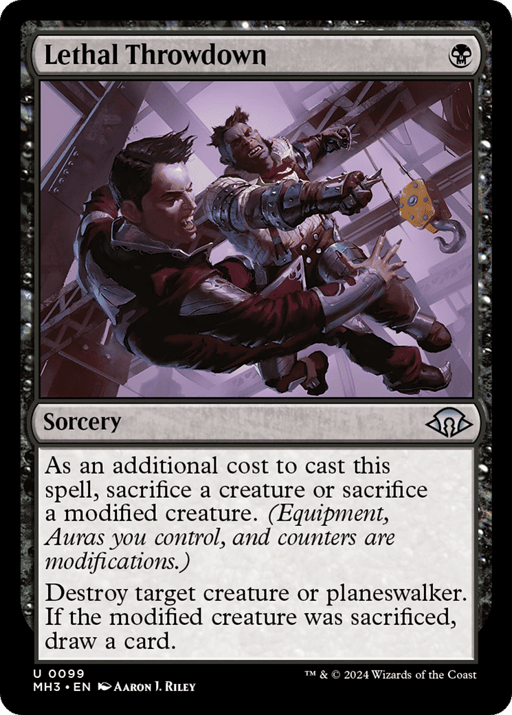 Lethal Throwdown — Modern Horizons 3 — Magic: The Gathering