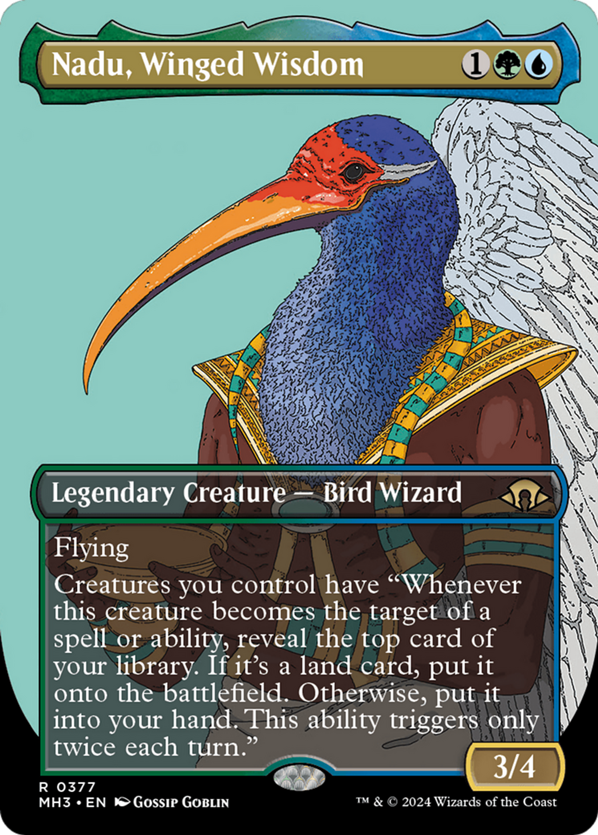 Nadu, Winged Wisdom — Modern Horizons 3 — Magic: The Gathering