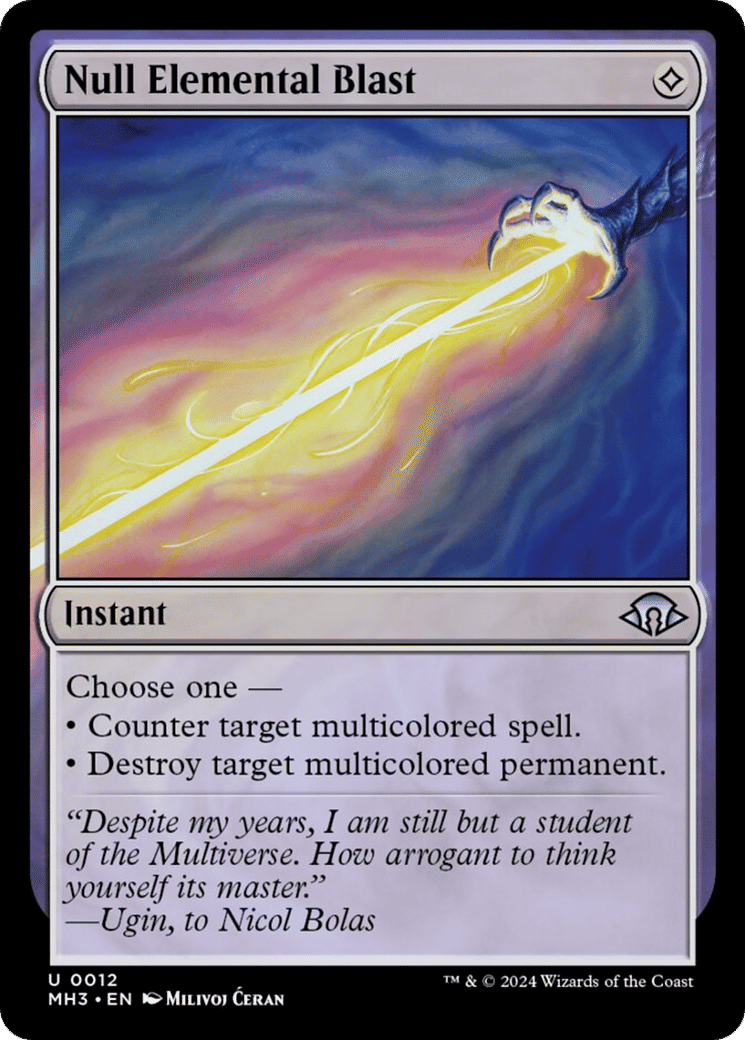 Null Elemental Blast — Modern Horizons 3 — Magic: The Gathering