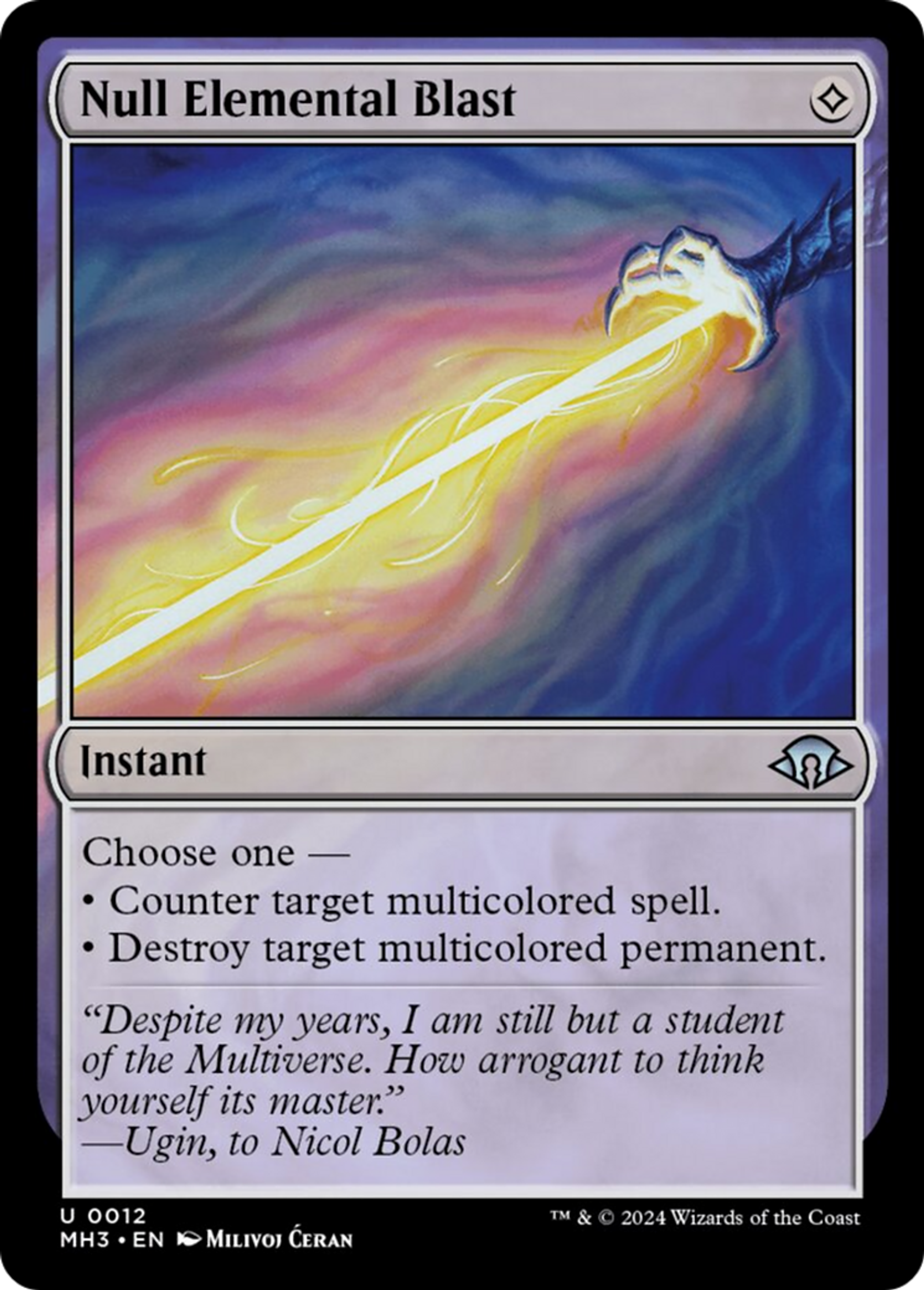 Null Elemental Blast — Modern Horizons 3 — Magic: The Gathering