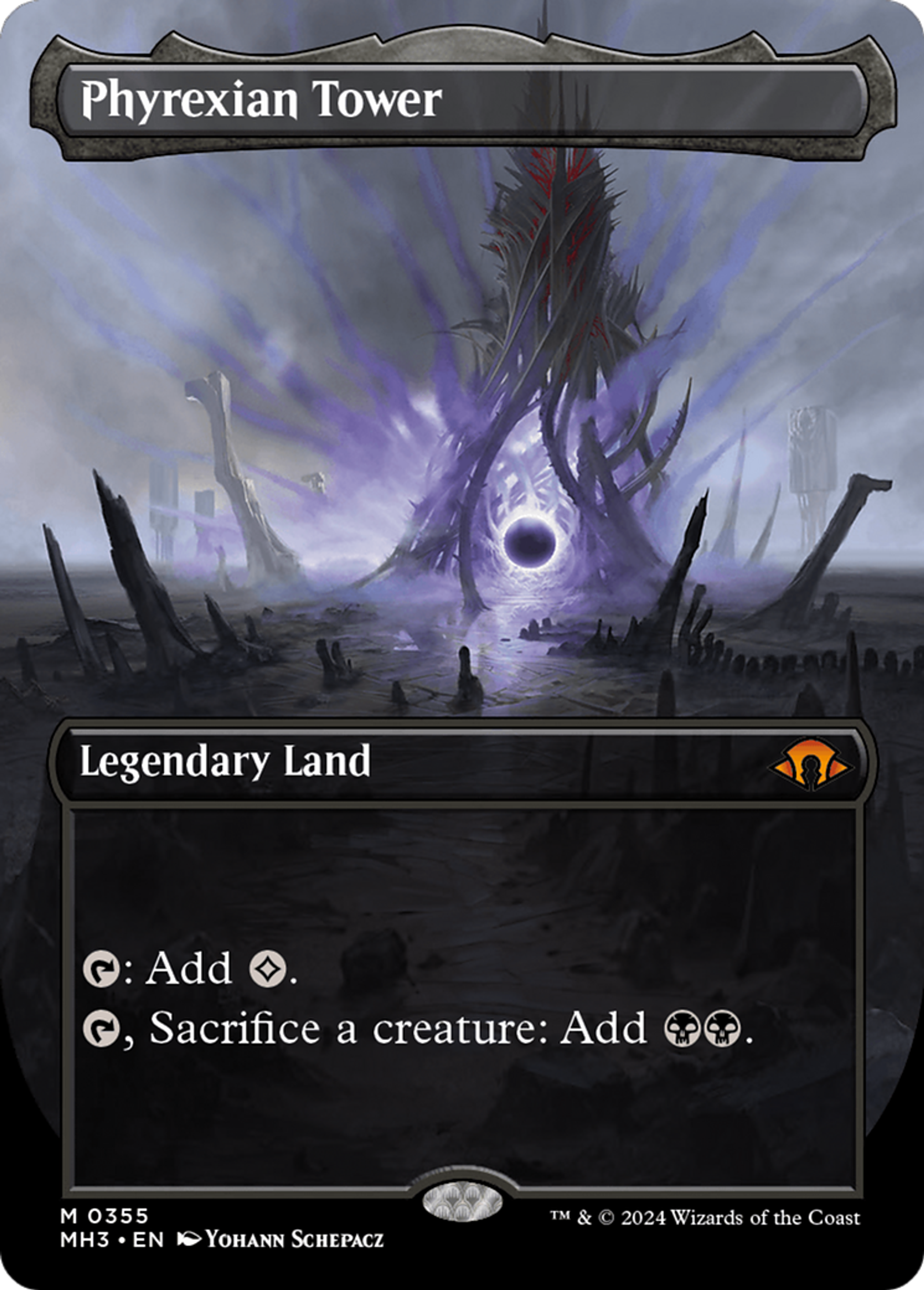 Phyrexian Tower — Modern Horizons 3 — Magic: The Gathering