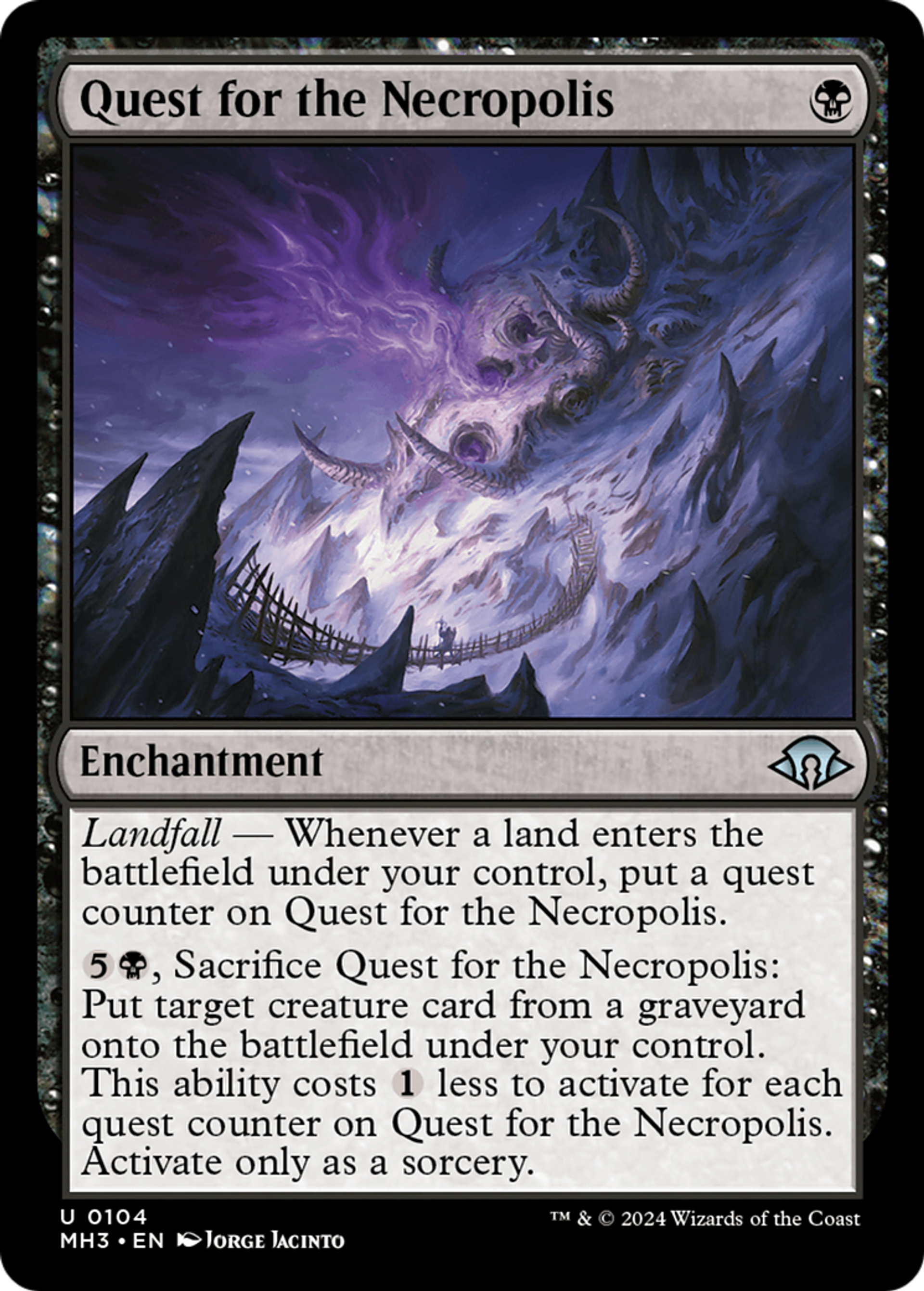 Quête de la nécropole — Modern Horizons 3 — Magic: The Gathering