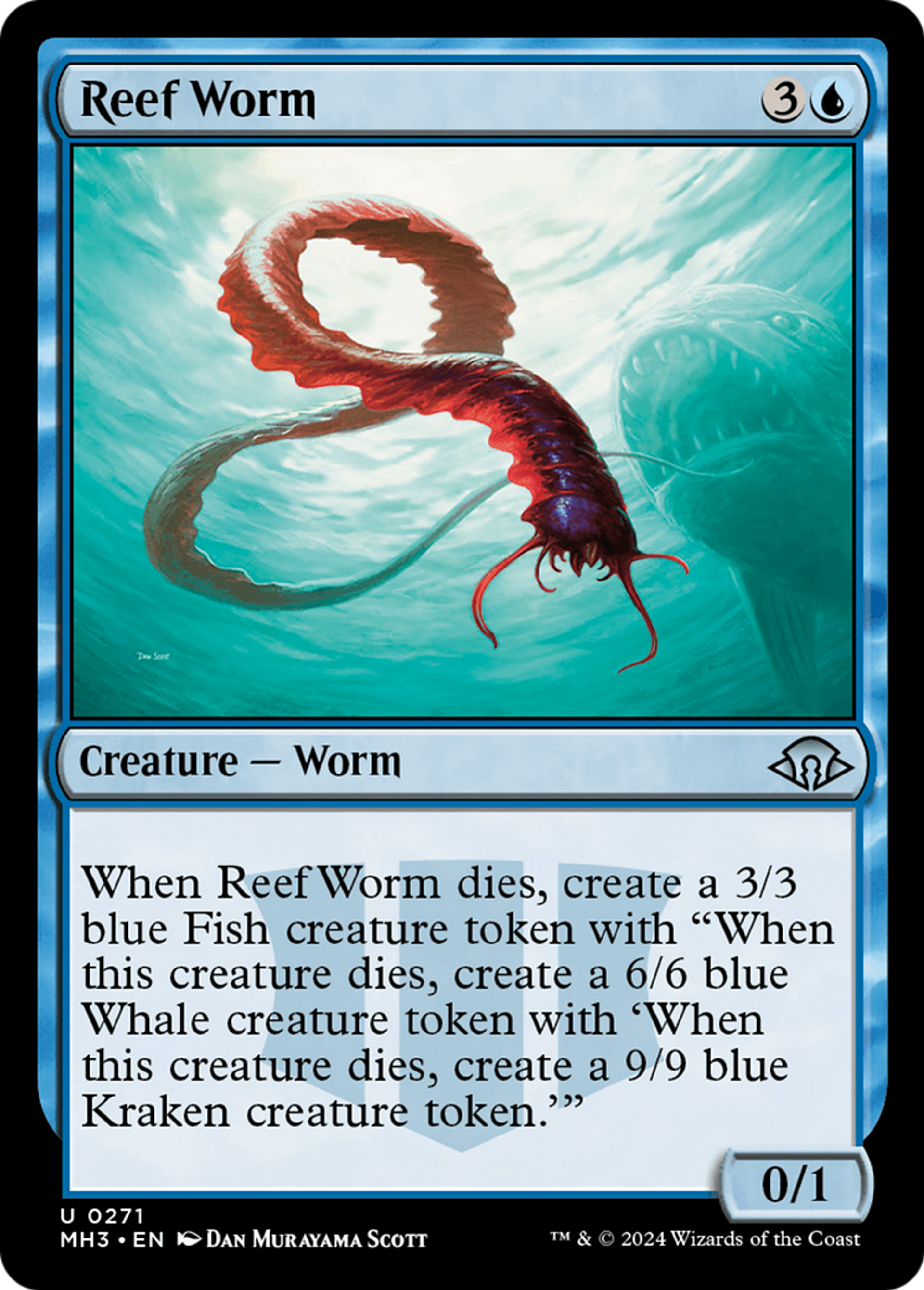 Reef Worm — Modern Horizons 3 — Magic: The Gathering