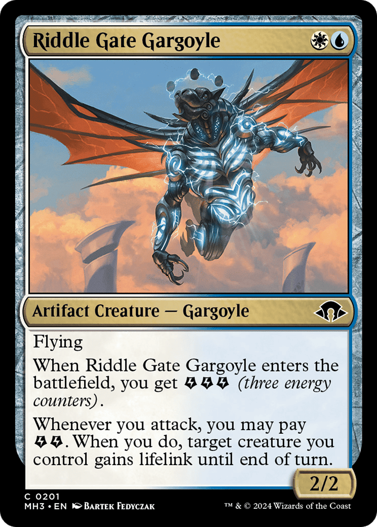Riddle Gate Gargoyle — Modern Horizons 3 — Magic: The Gathering