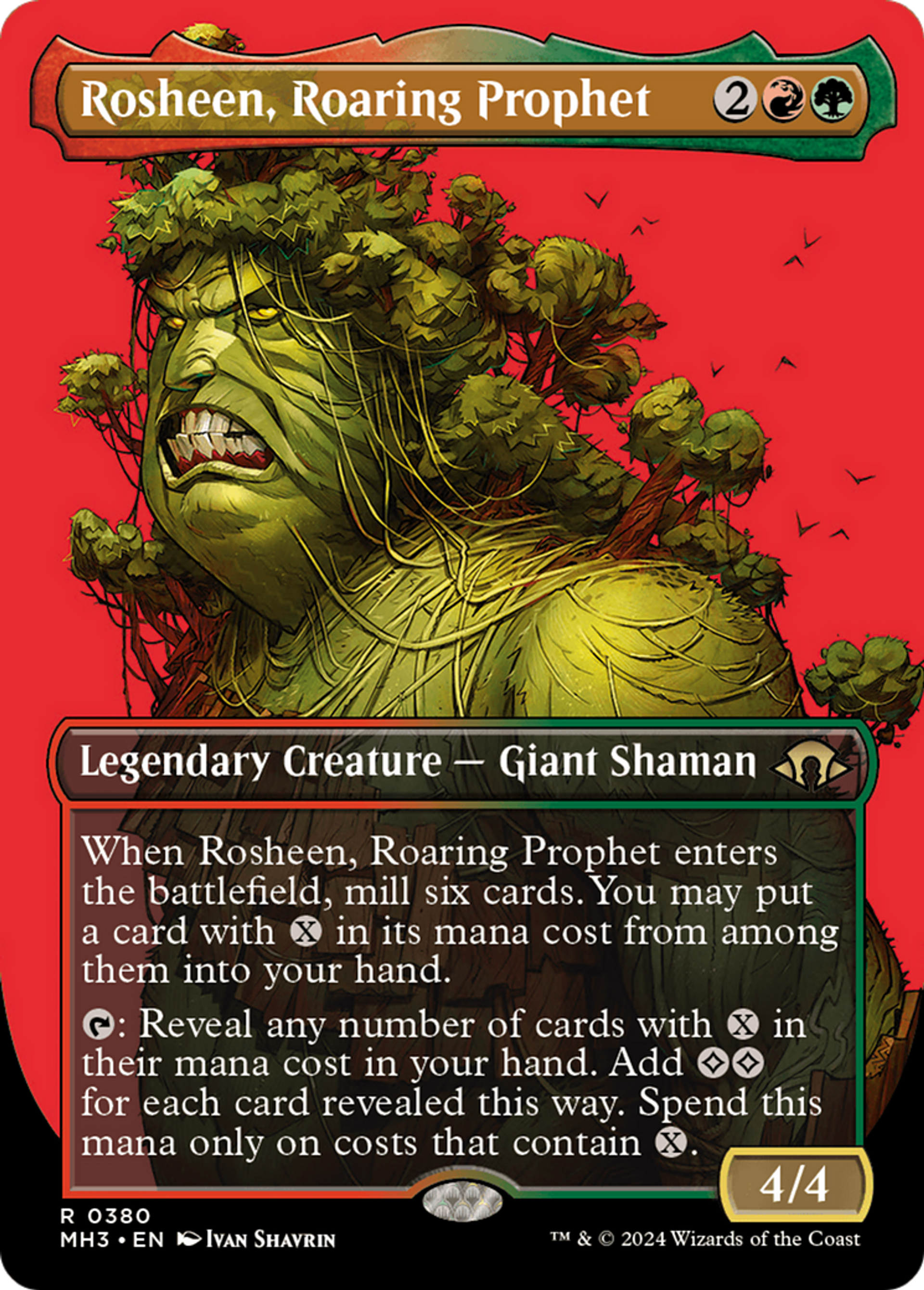 Rosheen, Roaring Prophet — Modern Horizons 3 — Magic: The Gathering