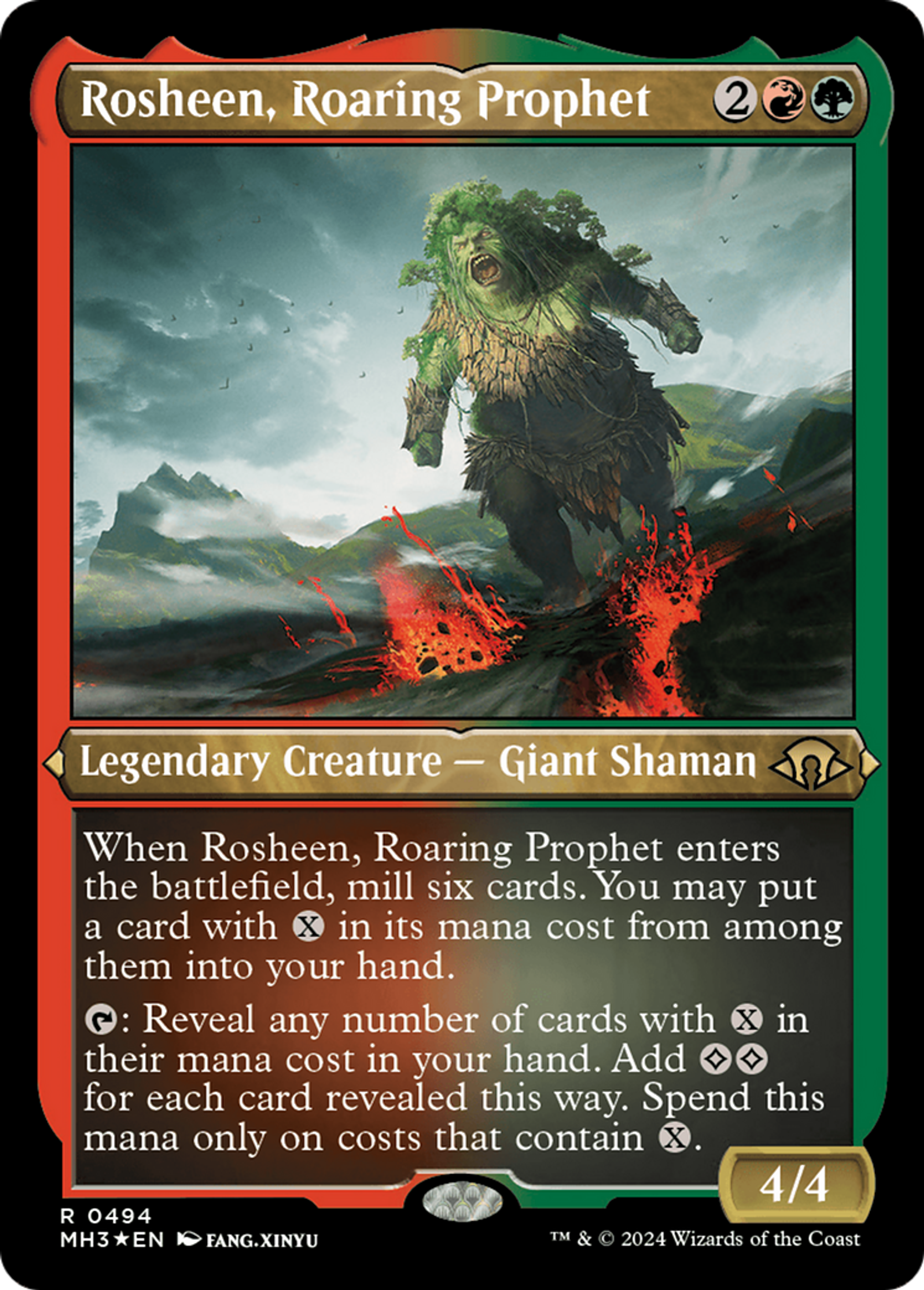 Rosheen, Roaring Prophet — Modern Horizons 3 — Magic: The Gathering