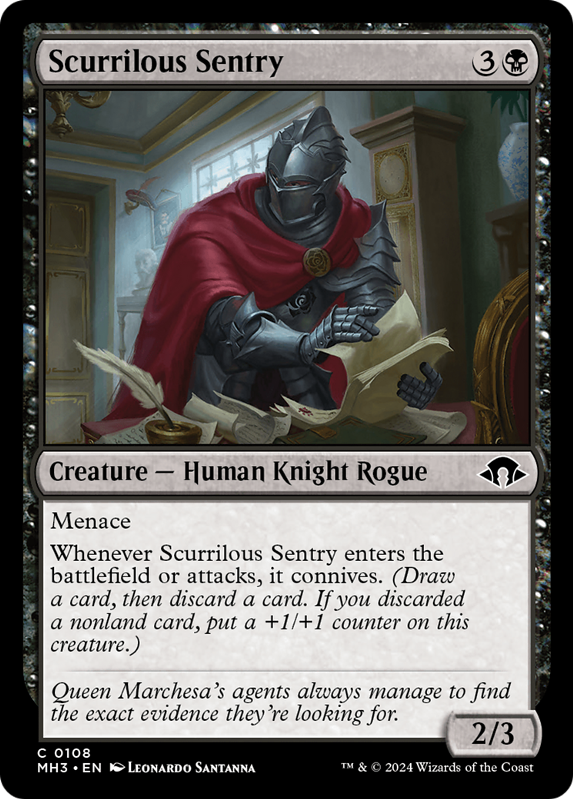 Sentinelle calomnieuse — Modern Horizons 3 — Magic: The Gathering