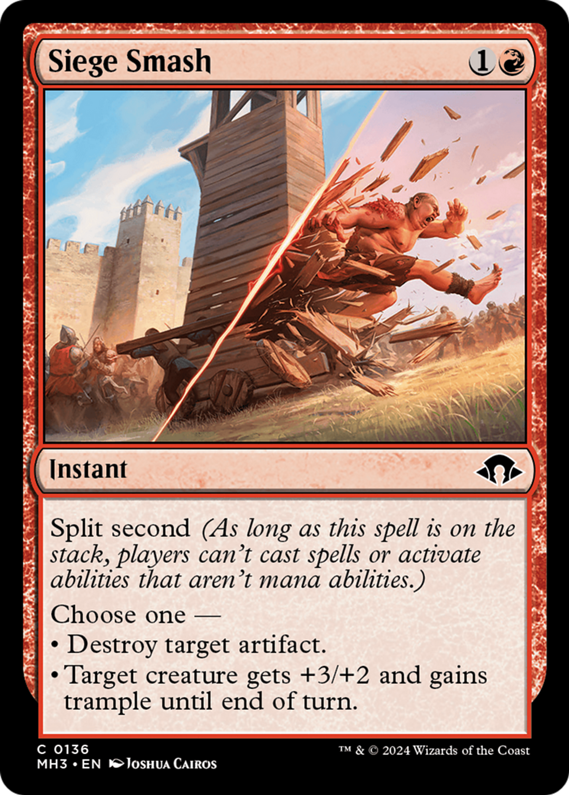 Siege Smash — Modern Horizons 3 — Magic: The Gathering