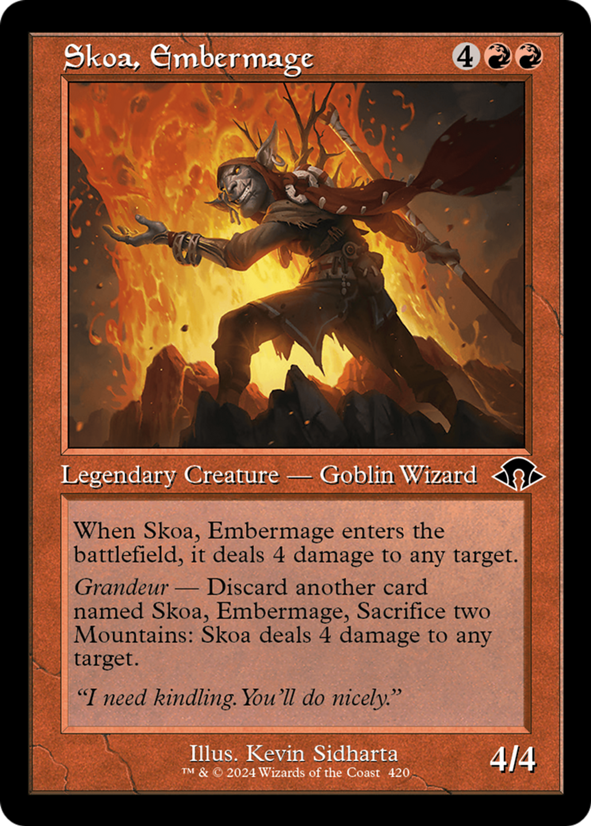 Skoa, Embermage — Modern Horizons 3 — Magic: The Gathering