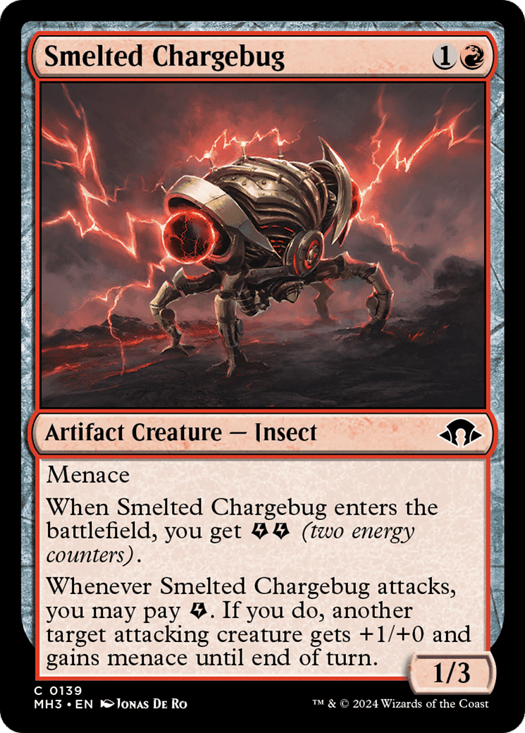 Smelted Chargebug — Modern Horizons 3 — Magic: The Gathering