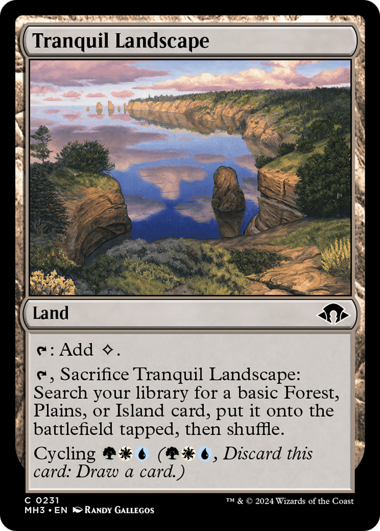Tranquil Landscape — Modern Horizons 3 — Magic: The Gathering