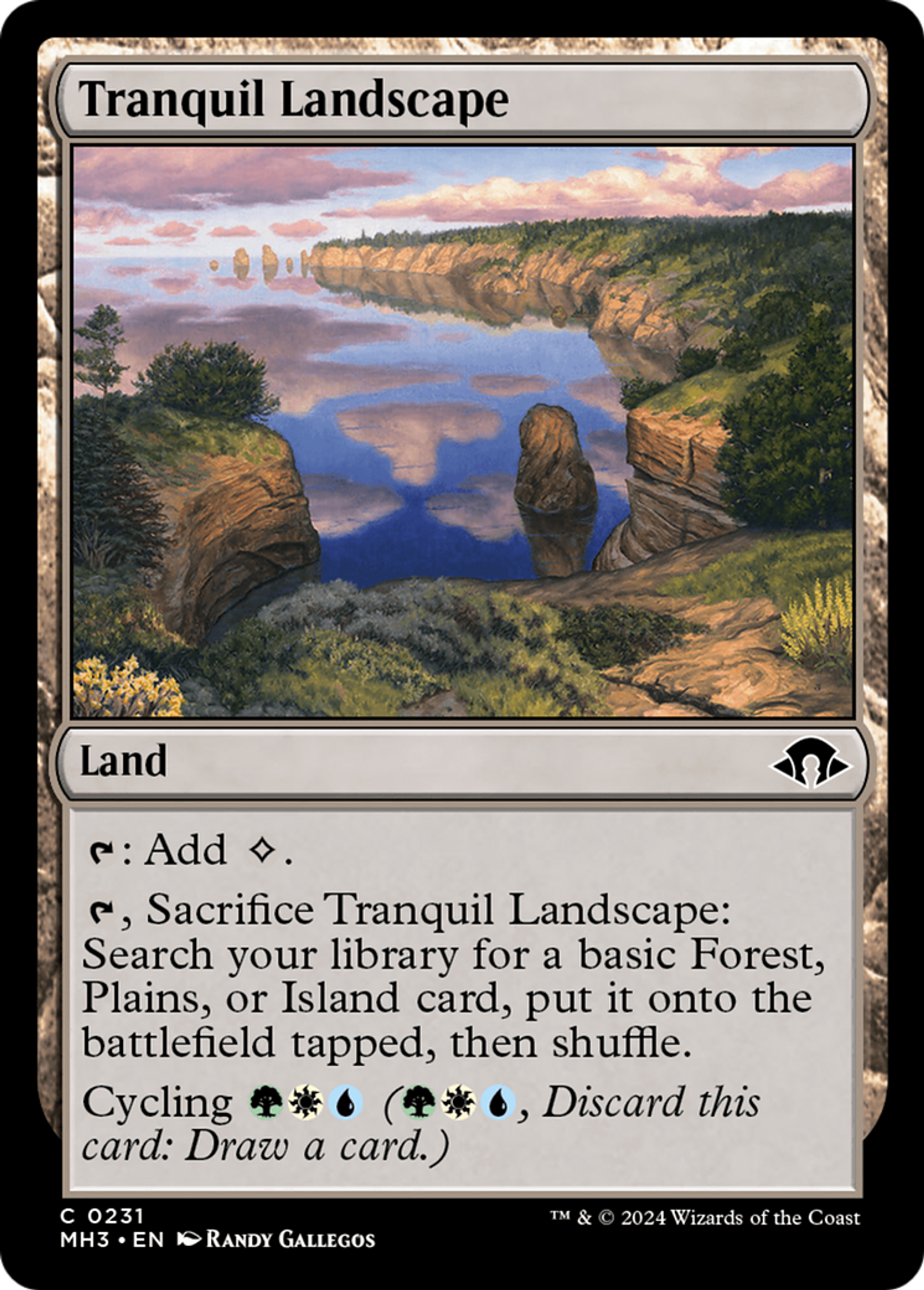 Paysage tranquille — Modern Horizons 3 — Magic: The Gathering