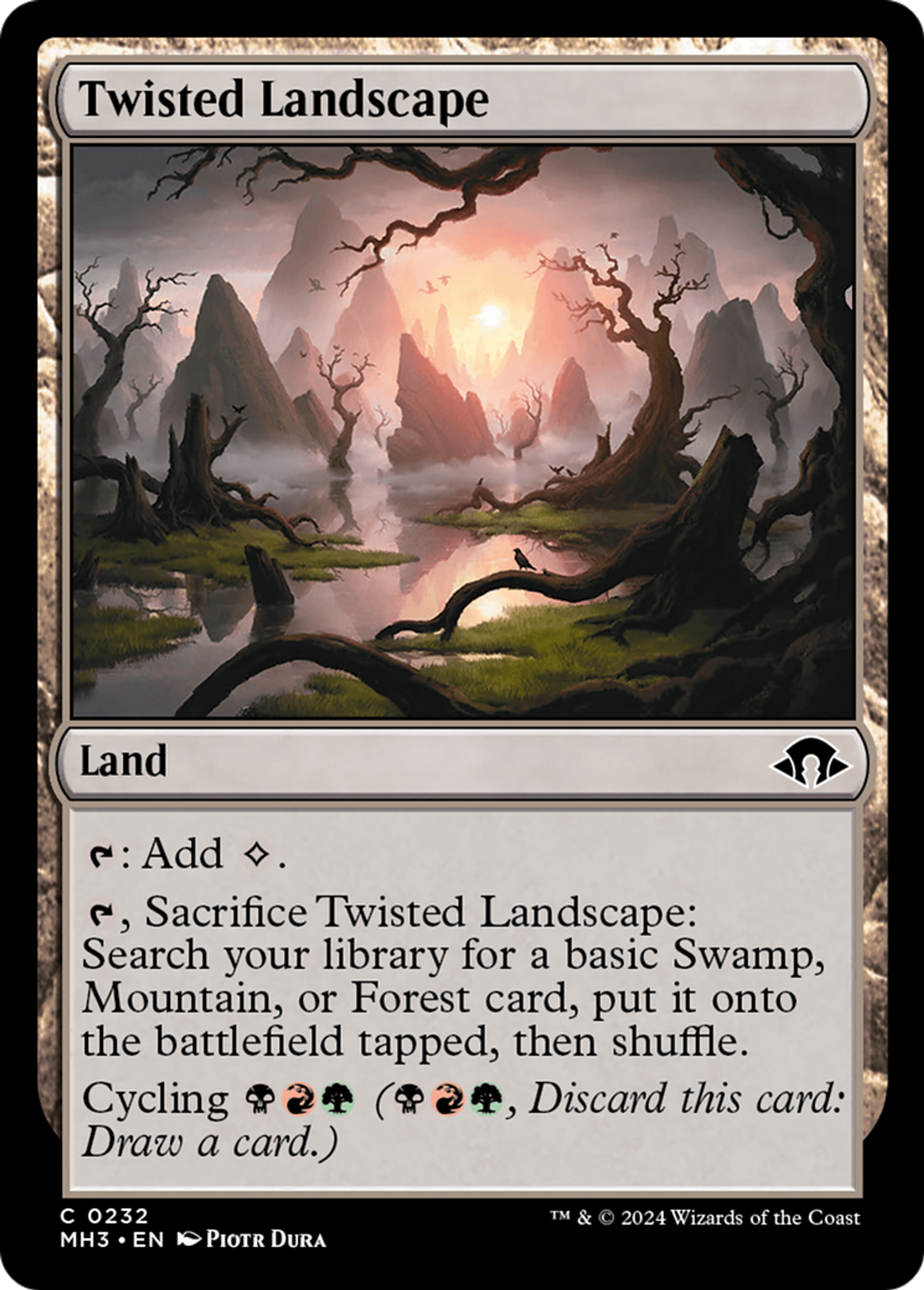 Paysage corrompu — Modern Horizons 3 — Magic: The Gathering