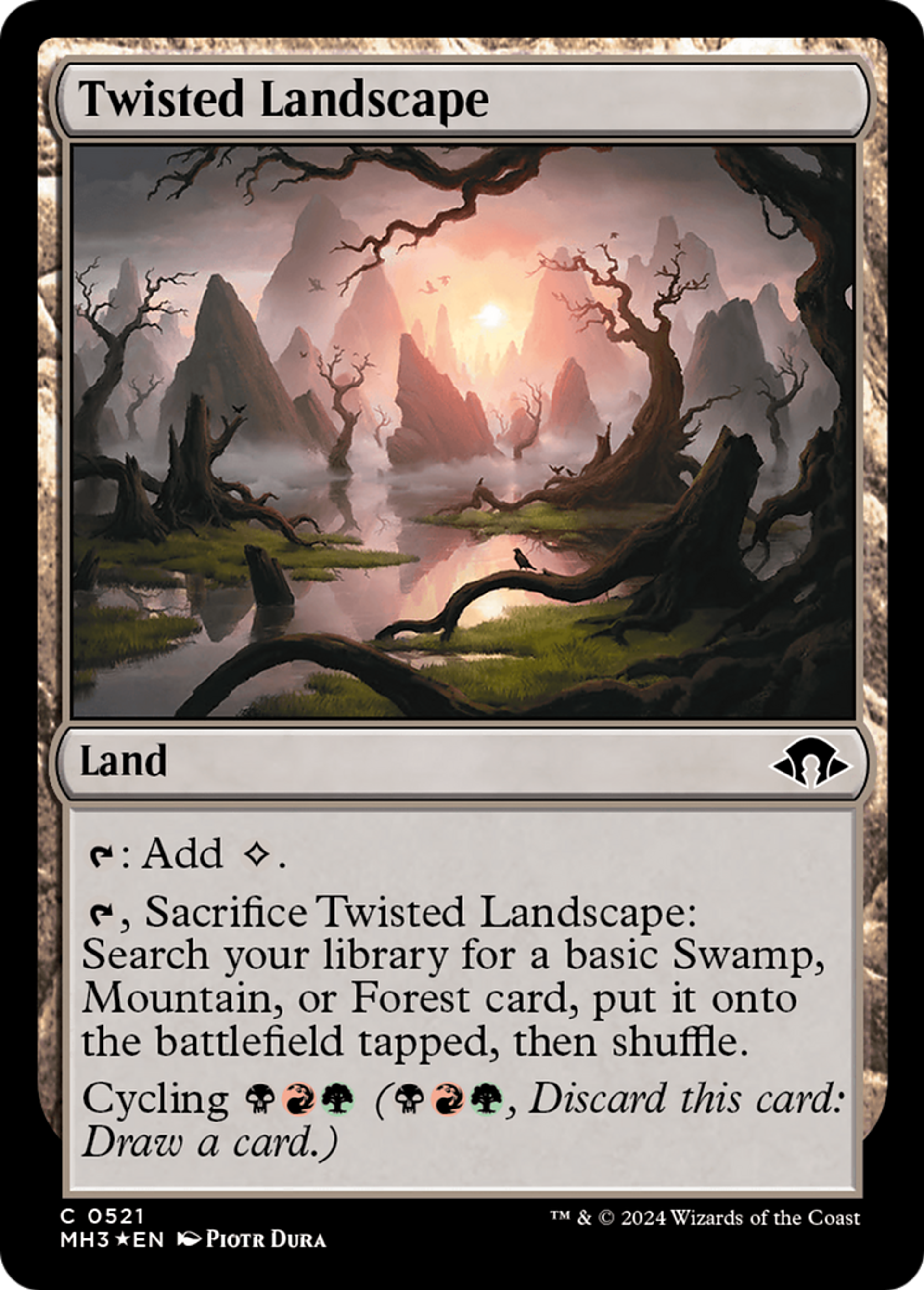 Twisted Landscape — Modern Horizons 3 — Magic: The Gathering