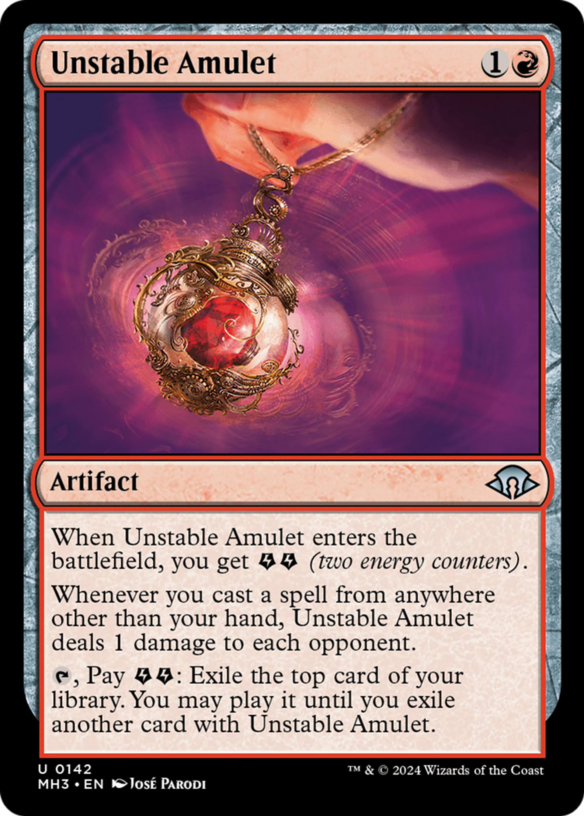 Amulette instable — Modern Horizons 3 — Magic: The Gathering
