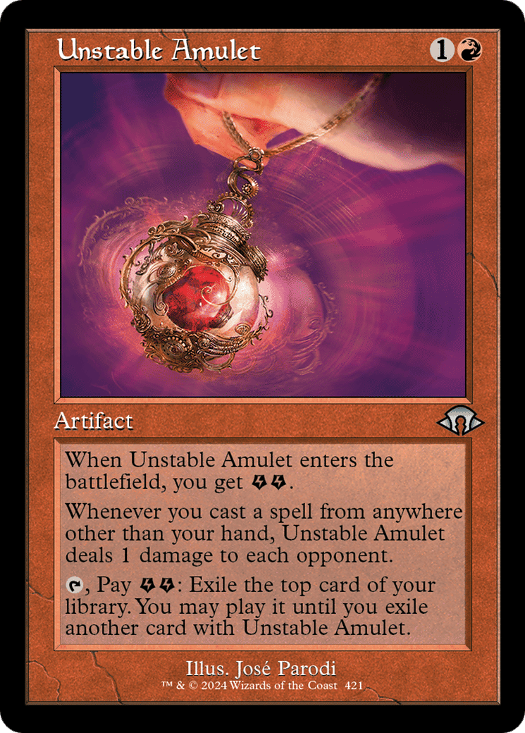 Unstable Amulet — Modern Horizons 3 — Magic: The Gathering
