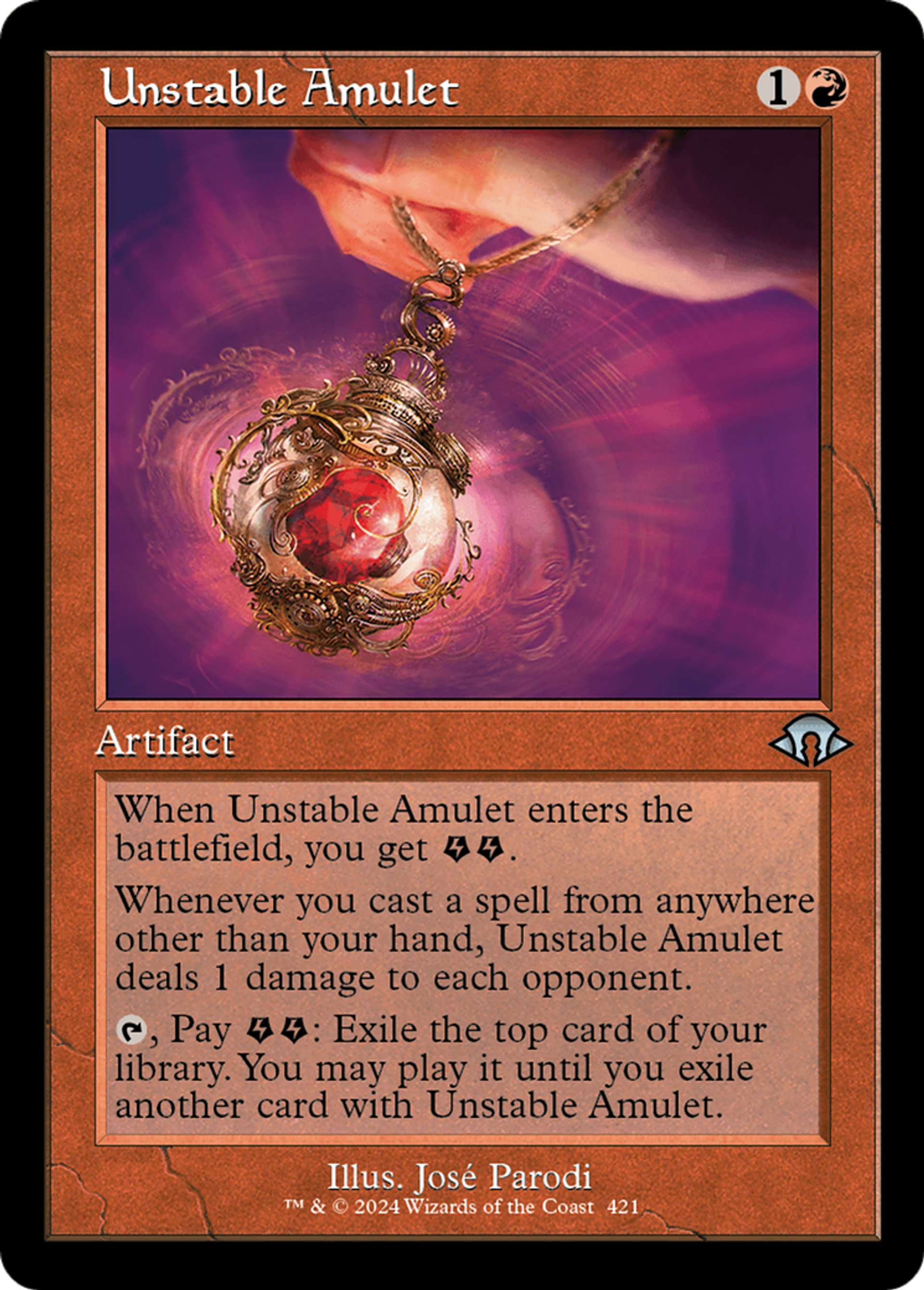 Unstable Amulet — Modern Horizons 3 — Magic: The Gathering