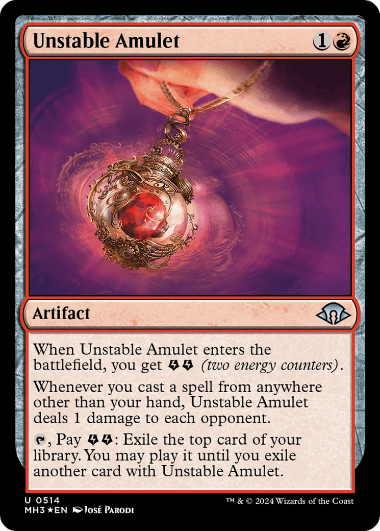 Unstable Amulet — Modern Horizons 3 — Magic: The Gathering