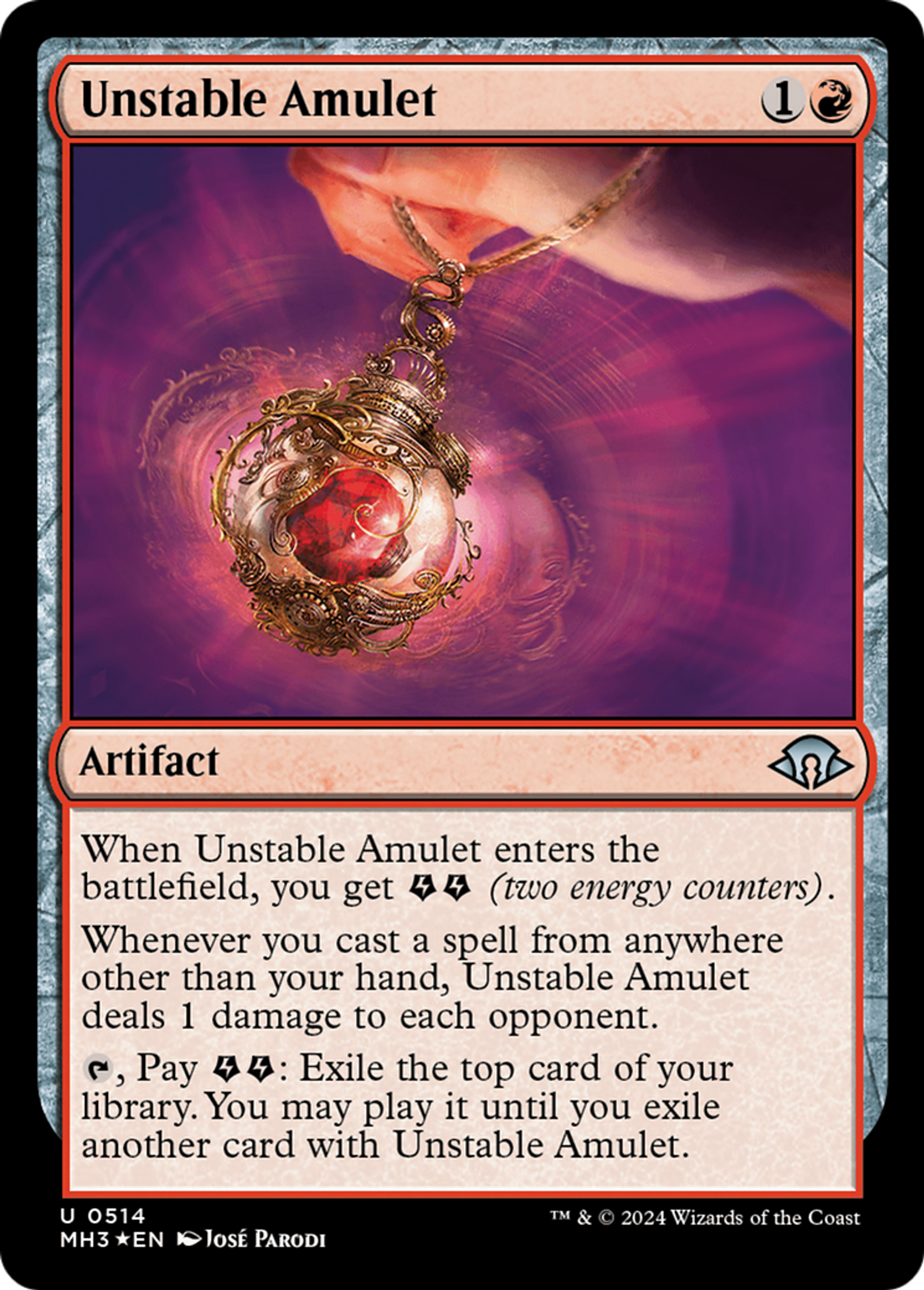 Unstable Amulet — Modern Horizons 3 — Magic: The Gathering