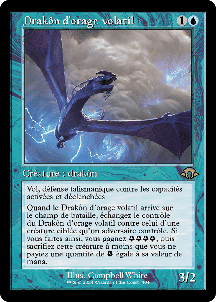 Drakôn d'orage volatil — Modern Horizons 3 — Magic: The Gathering