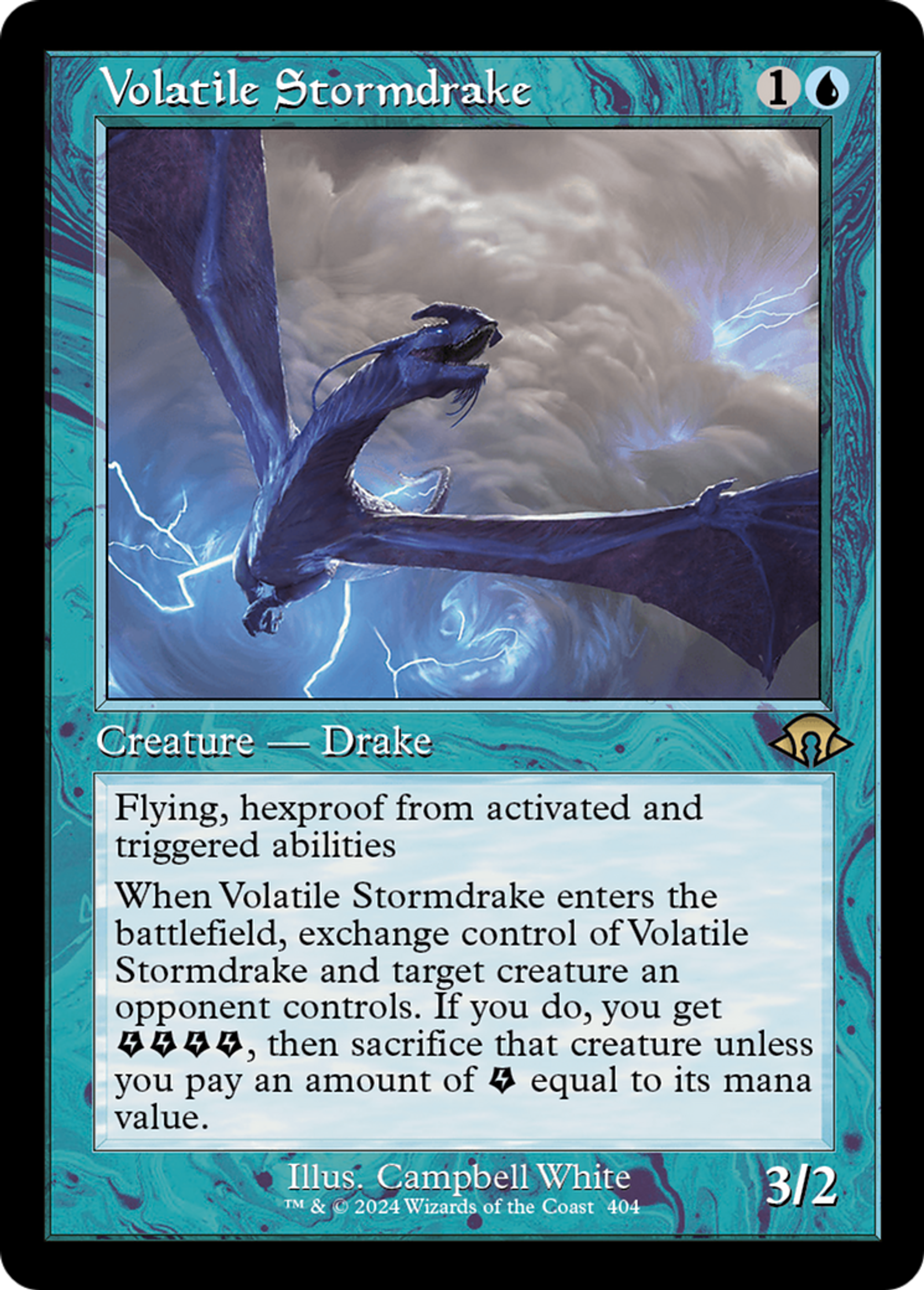 Volatile Stormdrake — Modern Horizons 3 — Magic: The Gathering