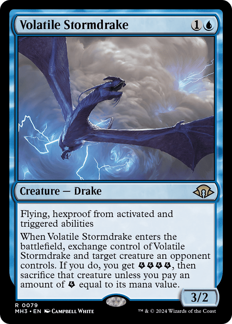 Volatile Stormdrake — Modern Horizons 3 — Magic: The Gathering